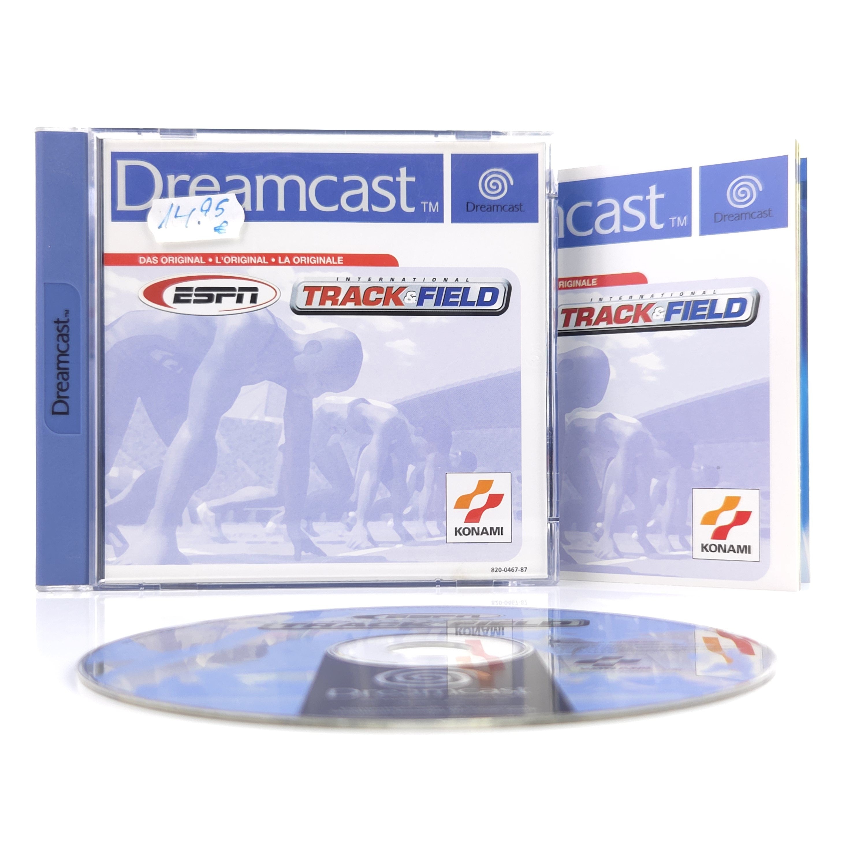 Sega Dreamcast Spiel International Track Field OVP PAL
