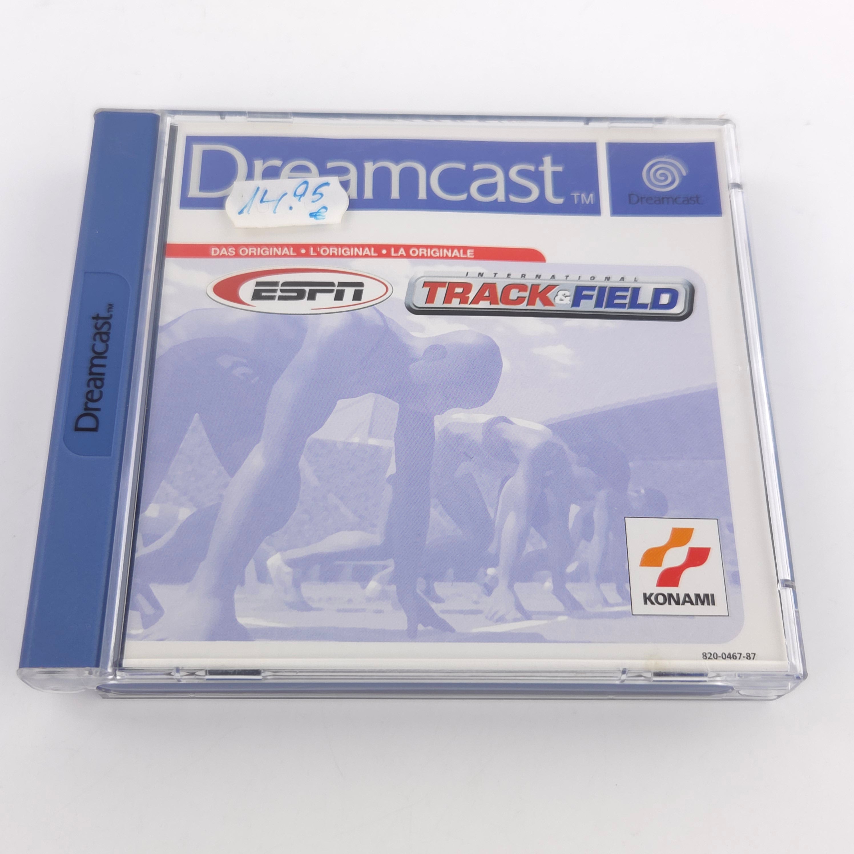 Sega Dreamcast Spiel International Track Field OVP PAL