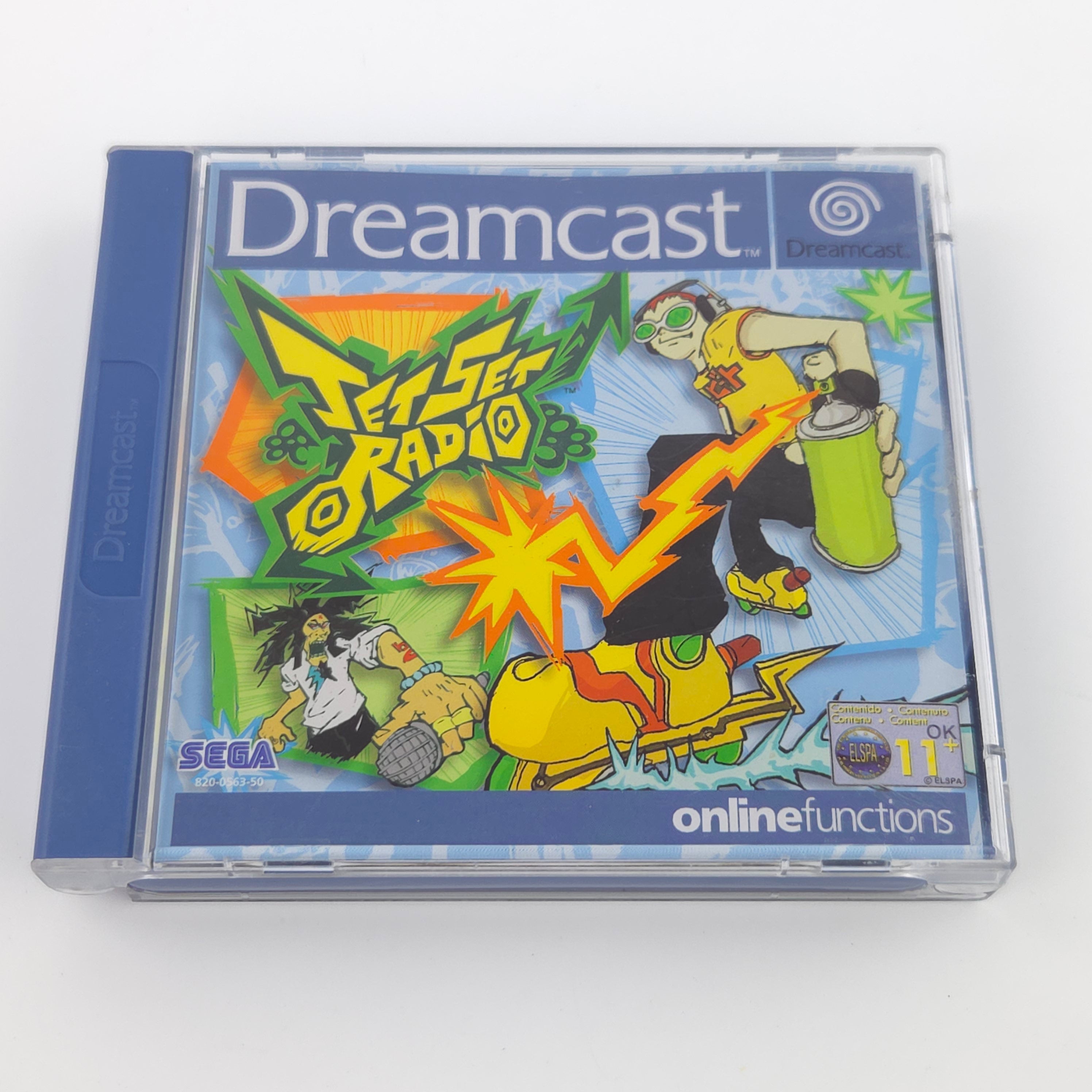 Sega Dreamcast Spiel Jetset Radio DC PAL OVP Gebraucht