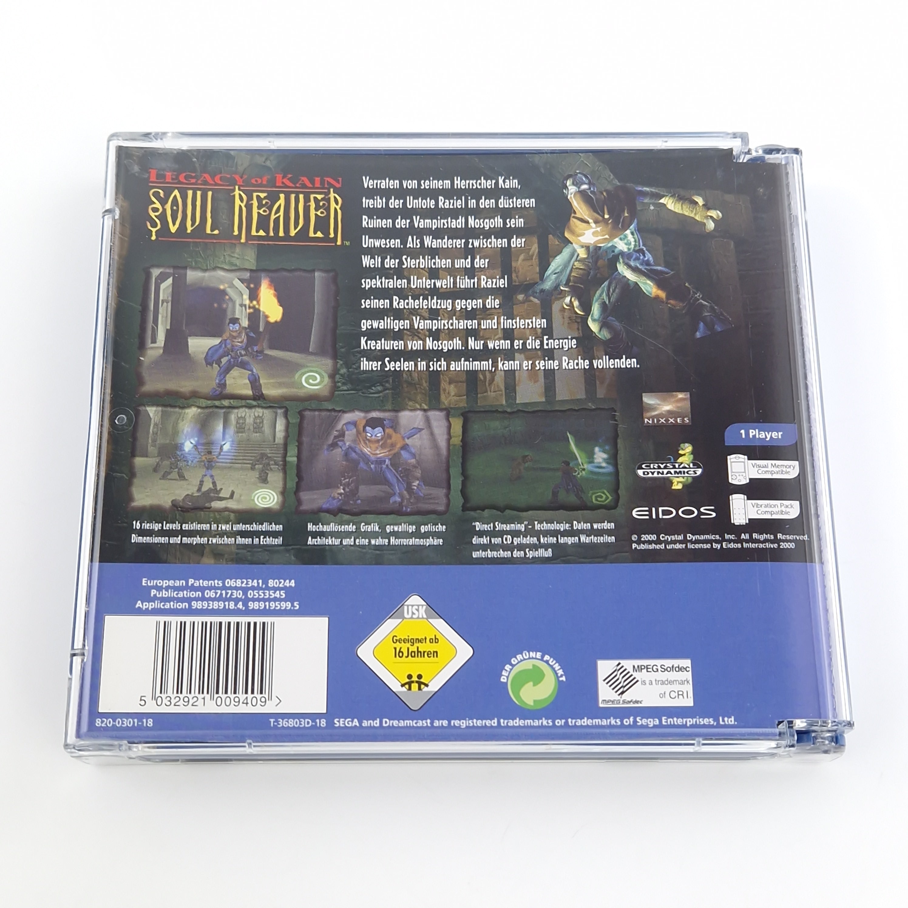 Sega Dreamcast Spiel – Legacy of Kain Soul Reaver OVP