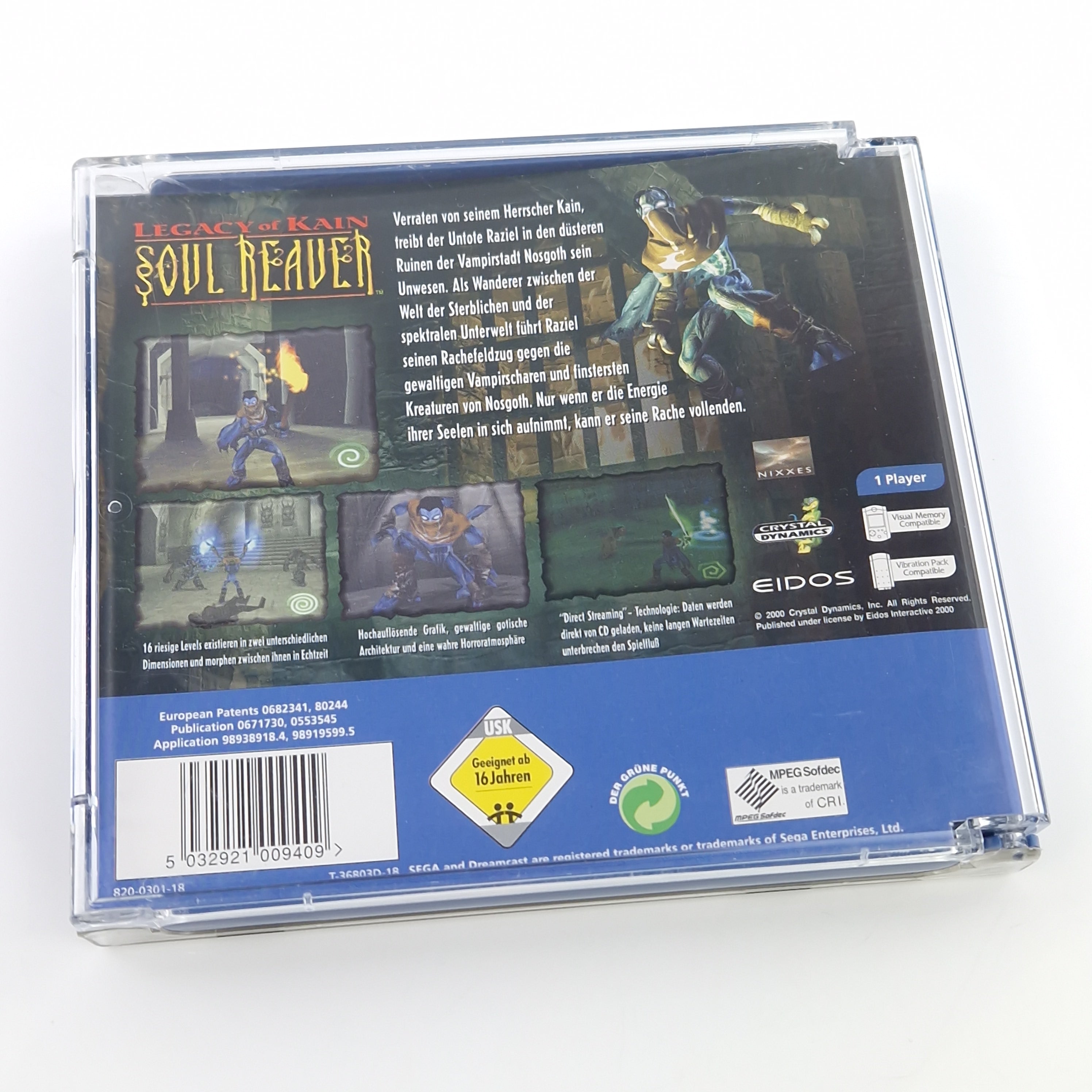Sega Dreamcast Spiel – Legacy of Kain Soul Reaver OVP