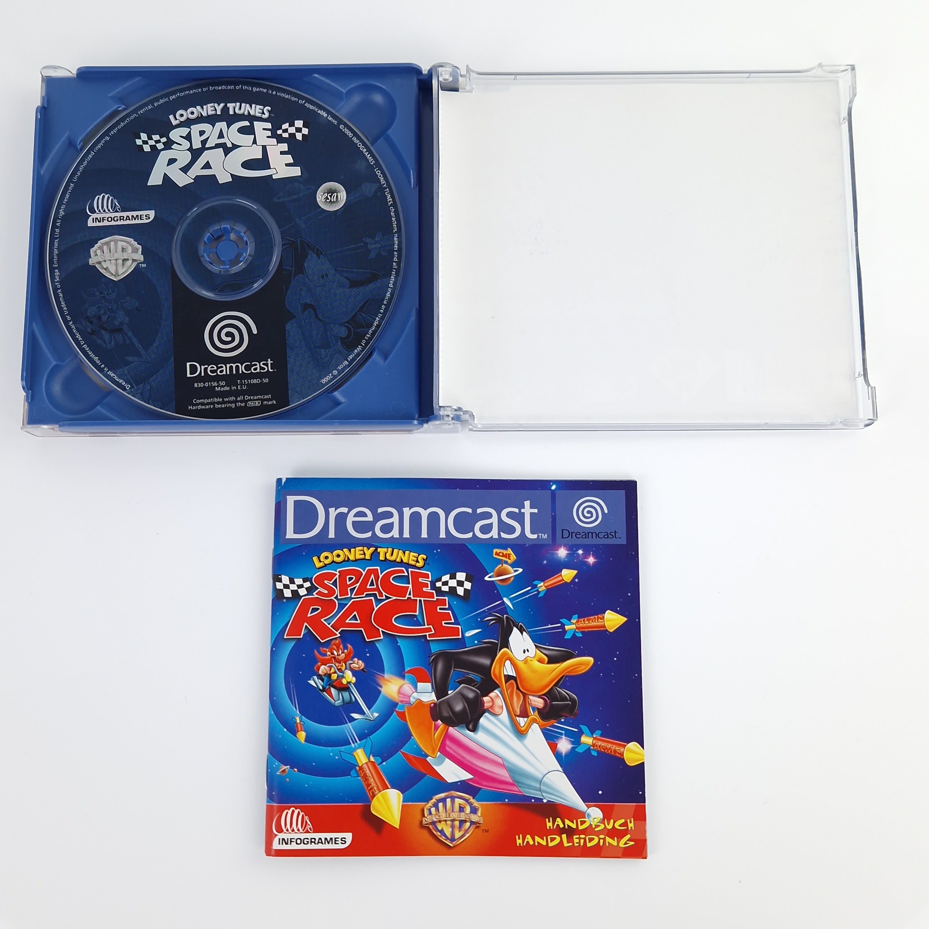 Sega Dreamcast Spiel – Looney Tunes Space Race OVP PAL