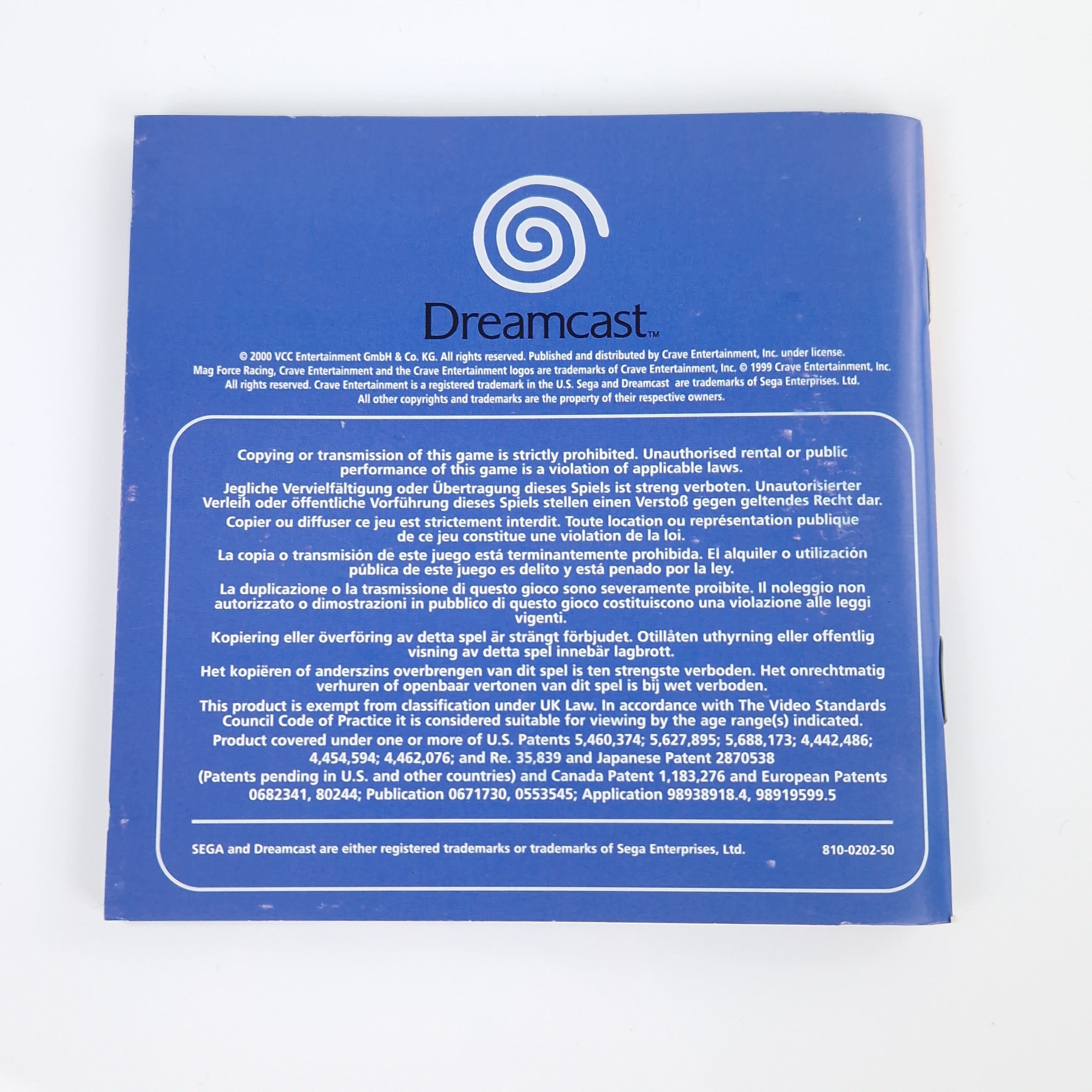 Sega Dreamcast Spiel – Mag Force Racing OVP PAL CIB