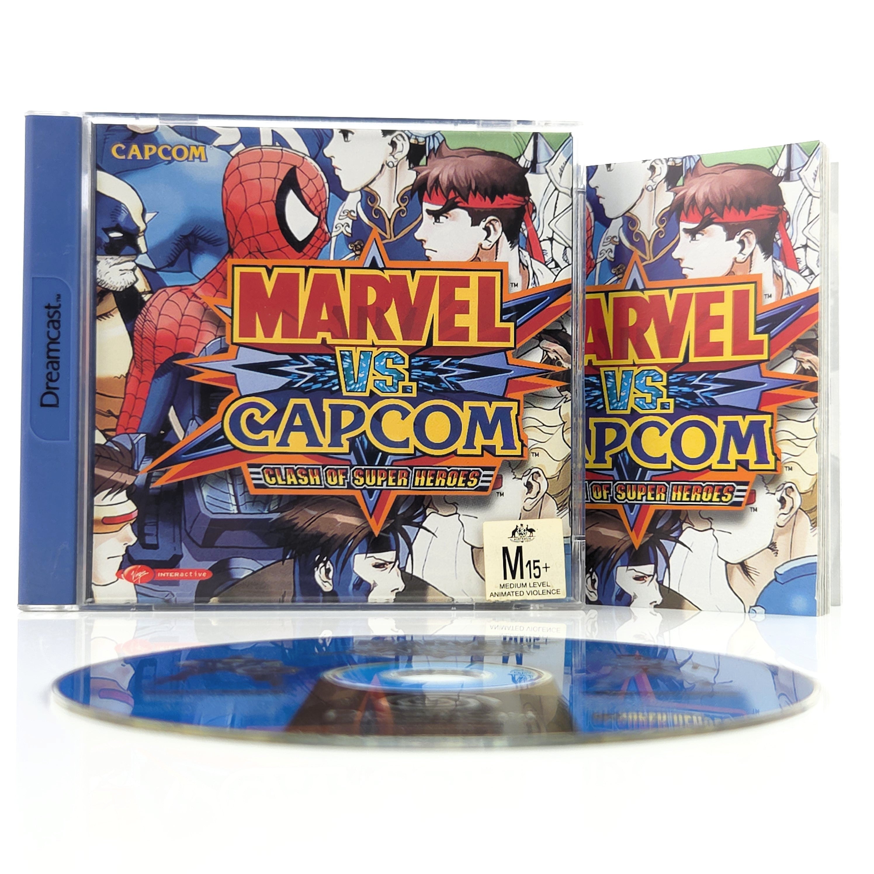 Sega Dreamcast Spiel – Marvel VS Capcom Clash of Super Heroes PAL OVP