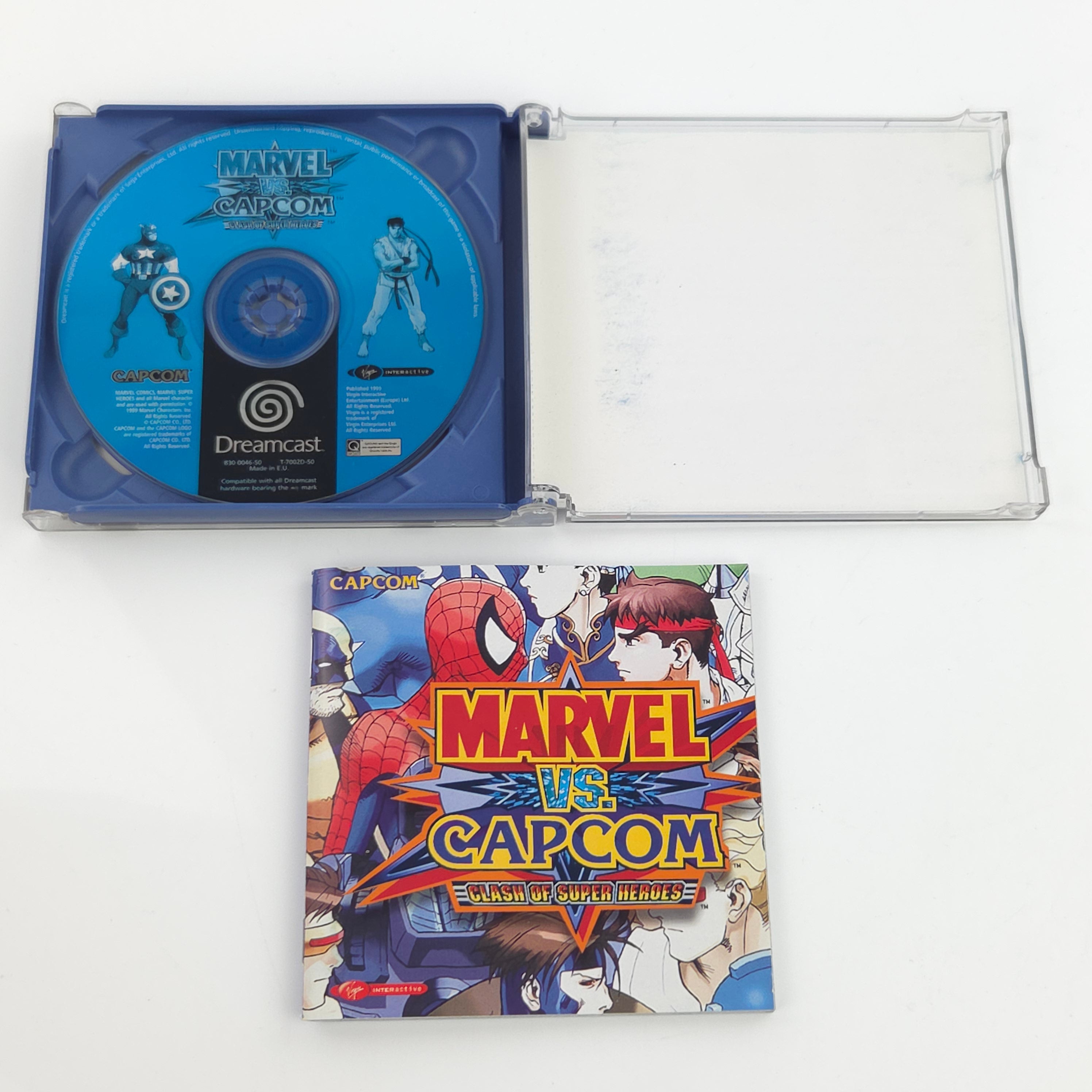 Sega Dreamcast Spiel – Marvel VS Capcom Clash of Super Heroes PAL OVP