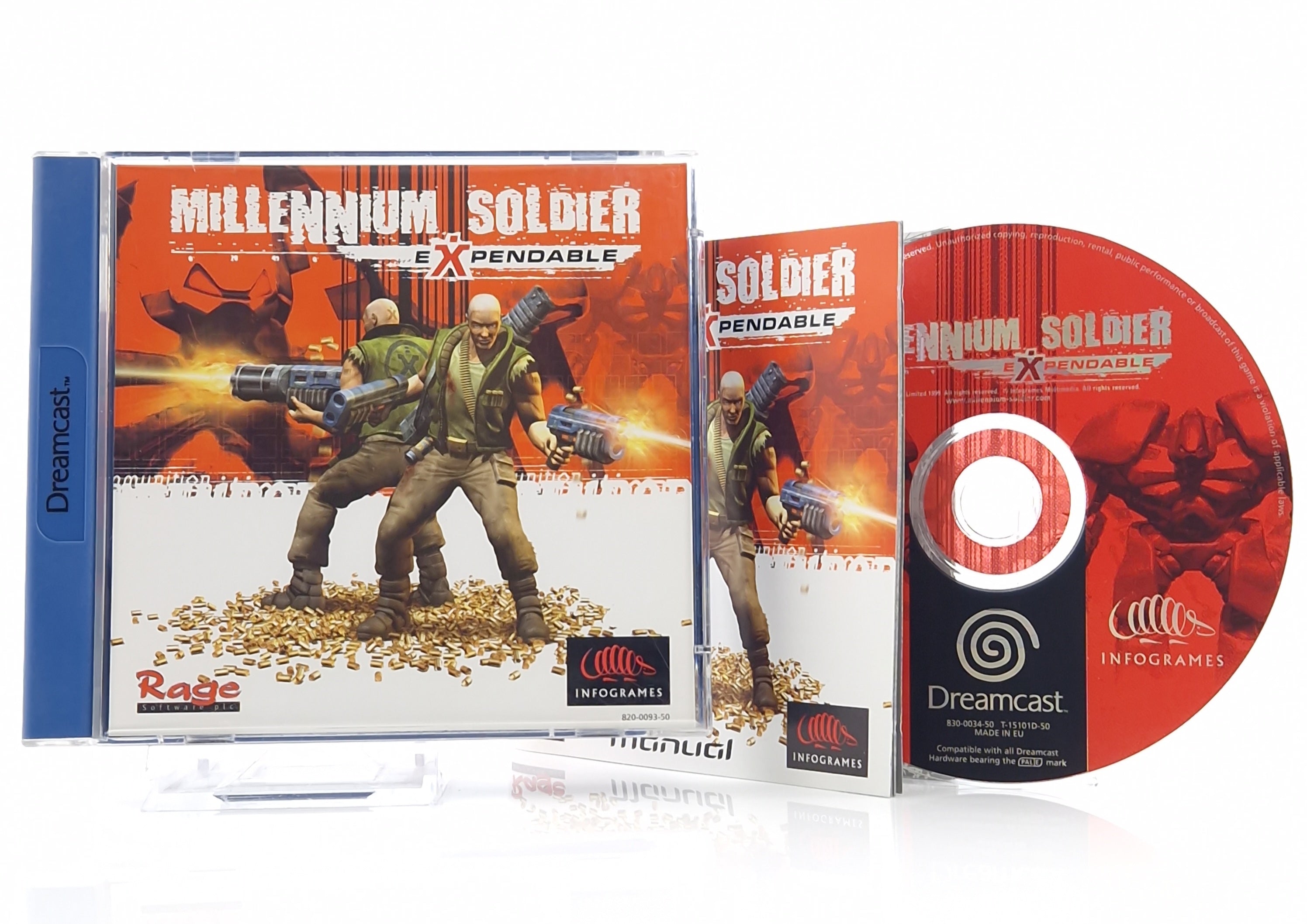 Sega Dreamcast Spiel – Millennium Soldier Expendable OVP PAL
