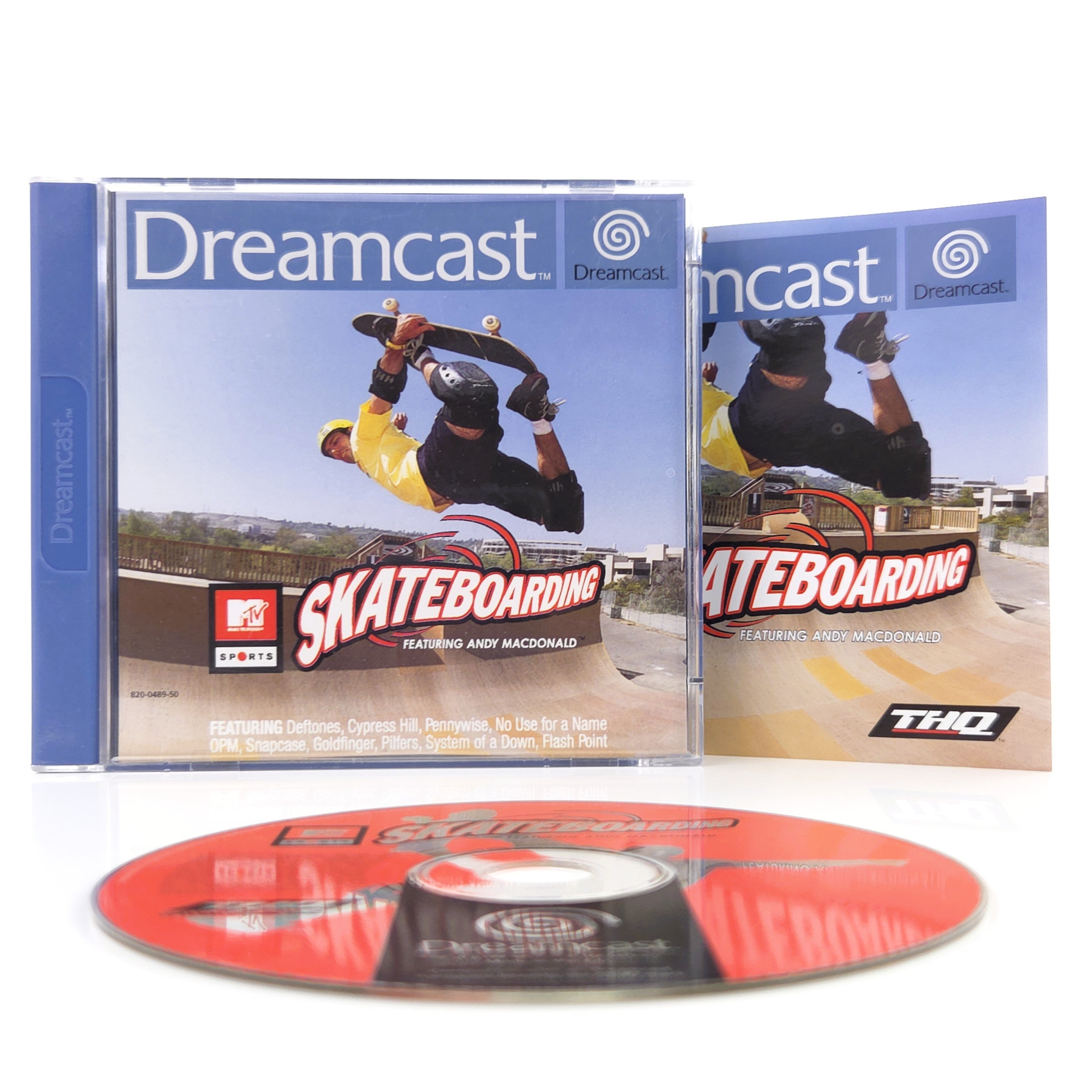 Sega Dreamcast Spiel MTV Sports Skateboarding Andy OVP PAL