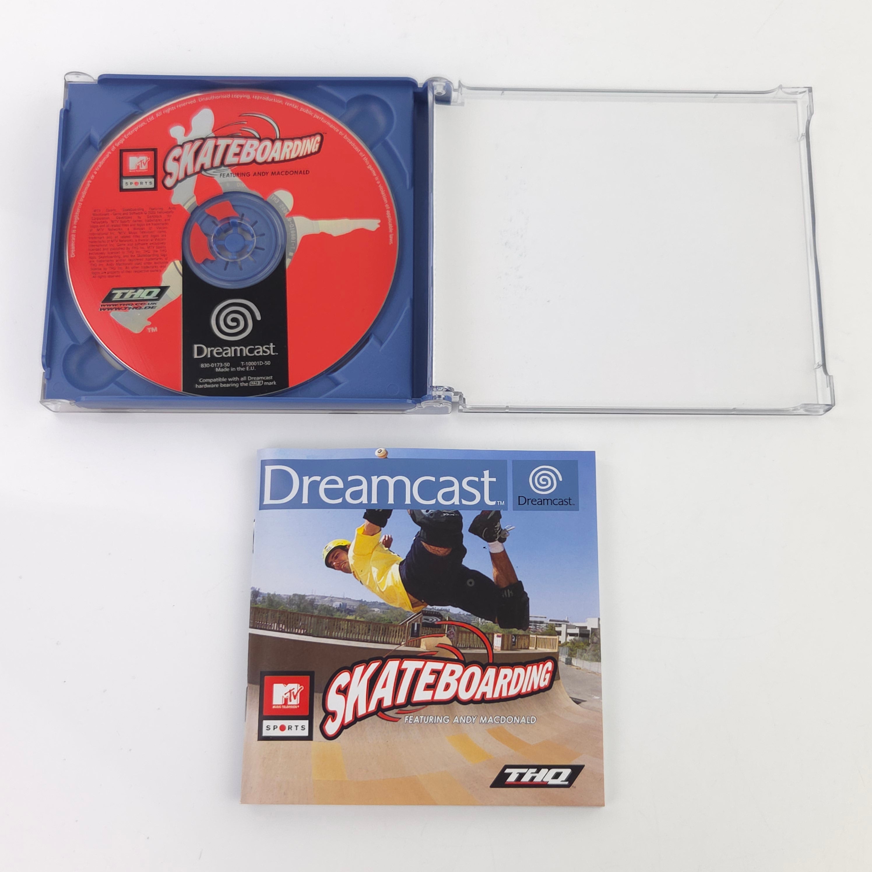 Sega Dreamcast Spiel MTV Sports Skateboarding Andy OVP PAL