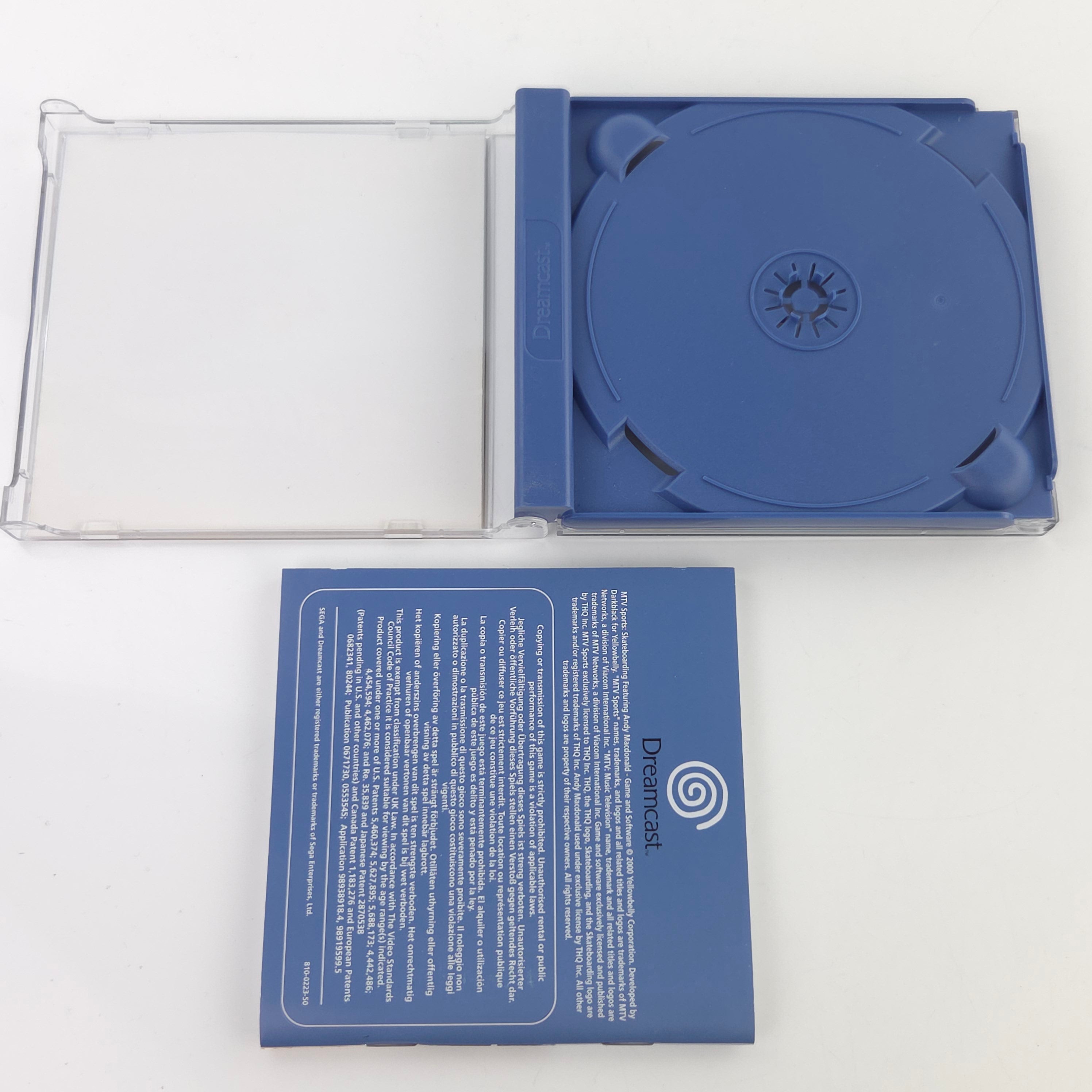 Sega Dreamcast Spiel MTV Sports Skateboarding Andy OVP PAL