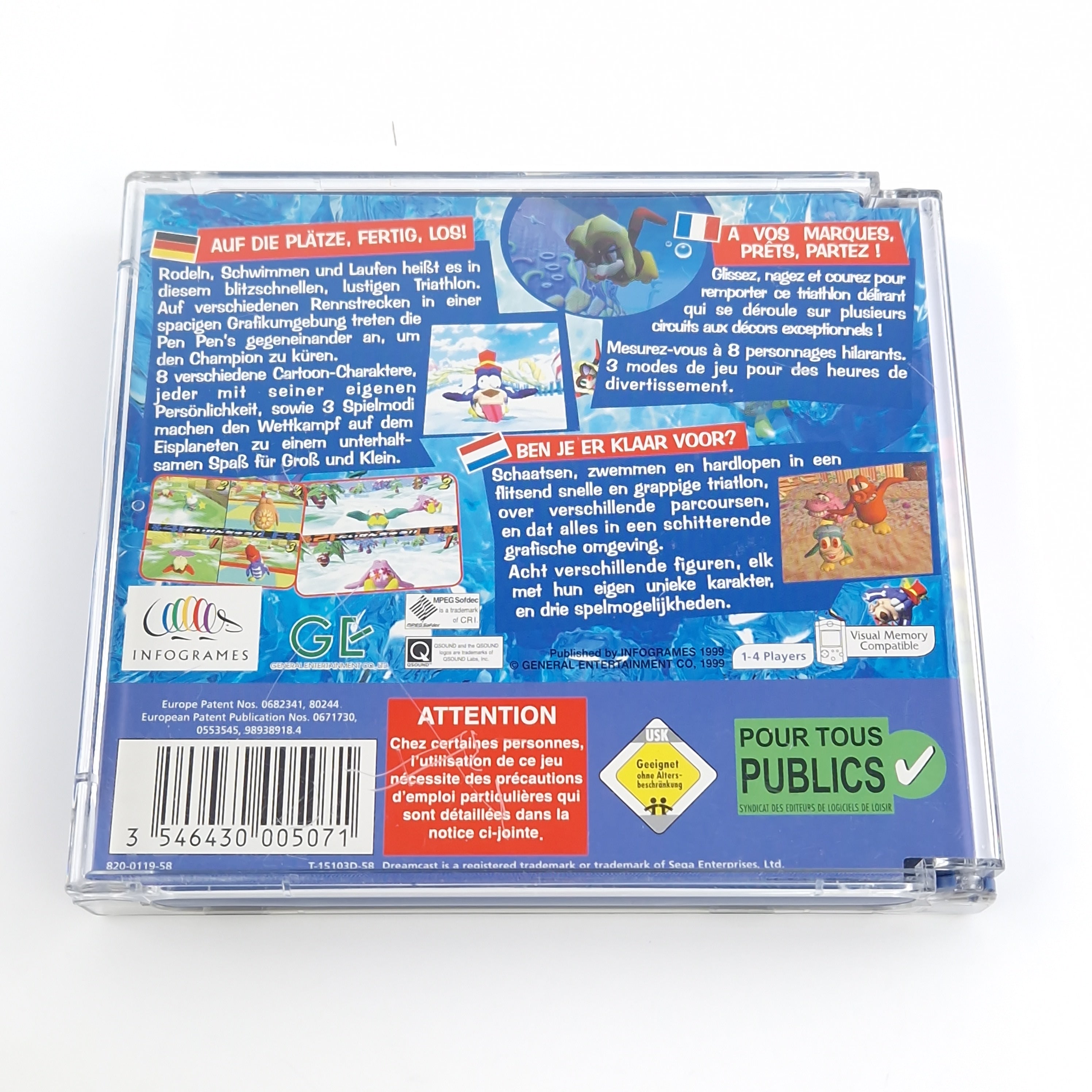 Sega Dreamcast Spiel – PenPen mit OVP PAL