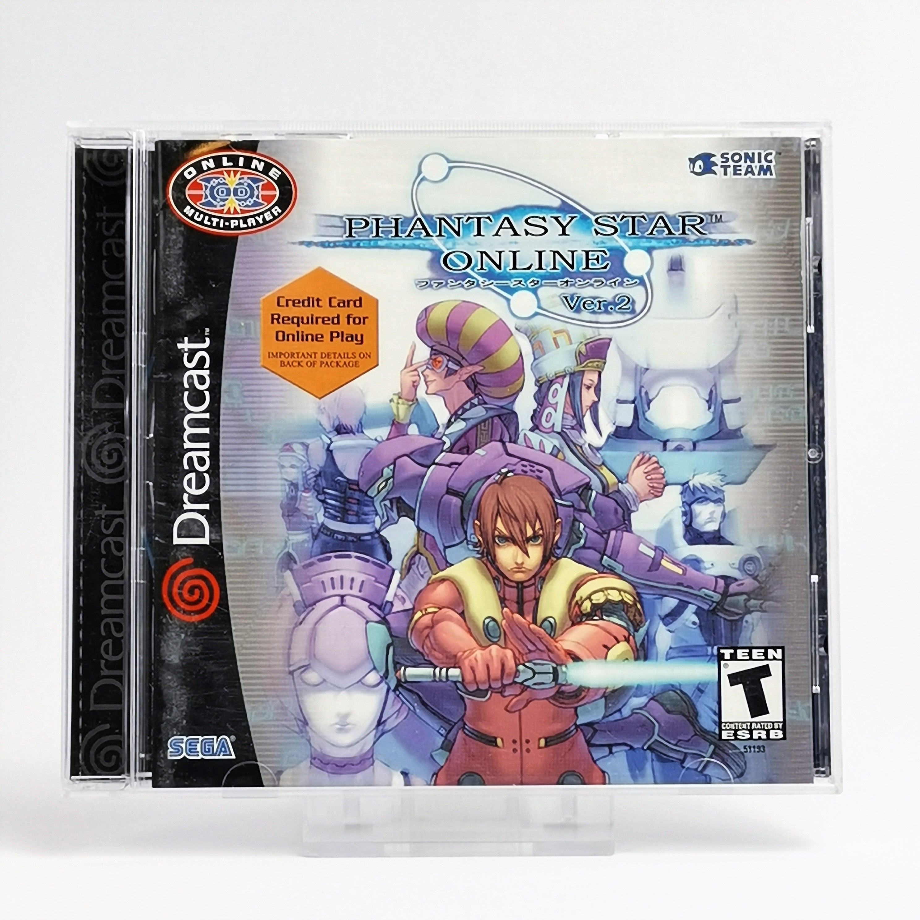 Sega Dreamcast Spiel – Phantasy Star Online Ver 2 USA OVP