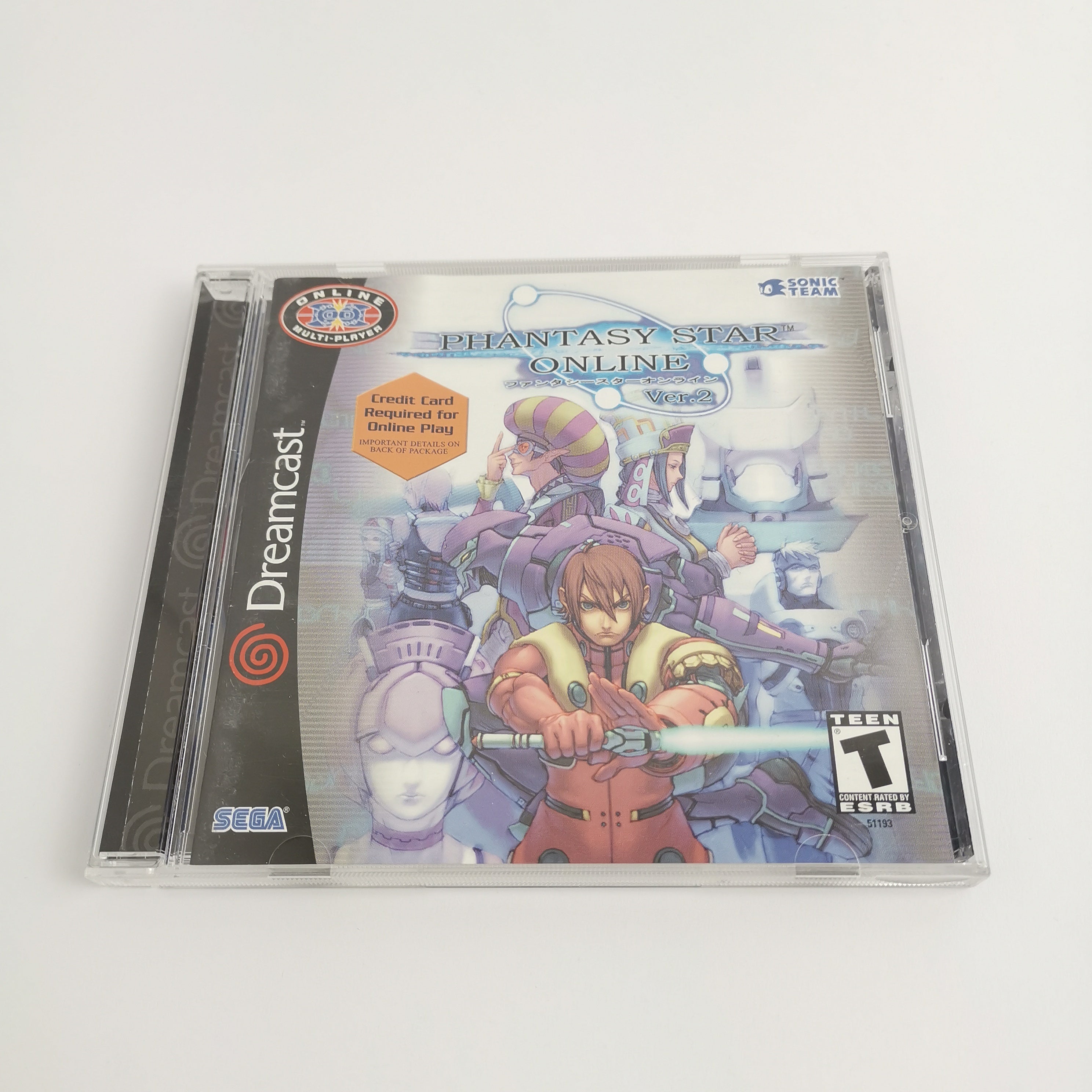 Sega Dreamcast Spiel – Phantasy Star Online Ver 2 USA OVP