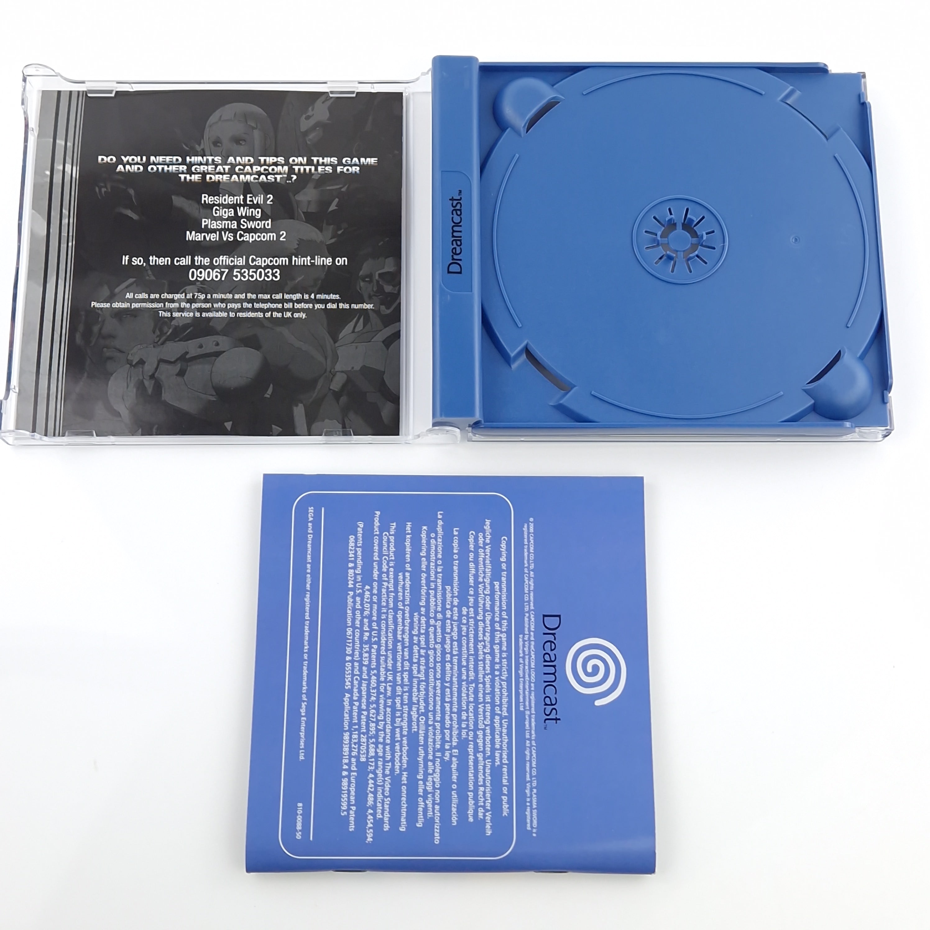 Sega Dreamcast Spiel – Plasma Sword (PAL OVP Capcom)