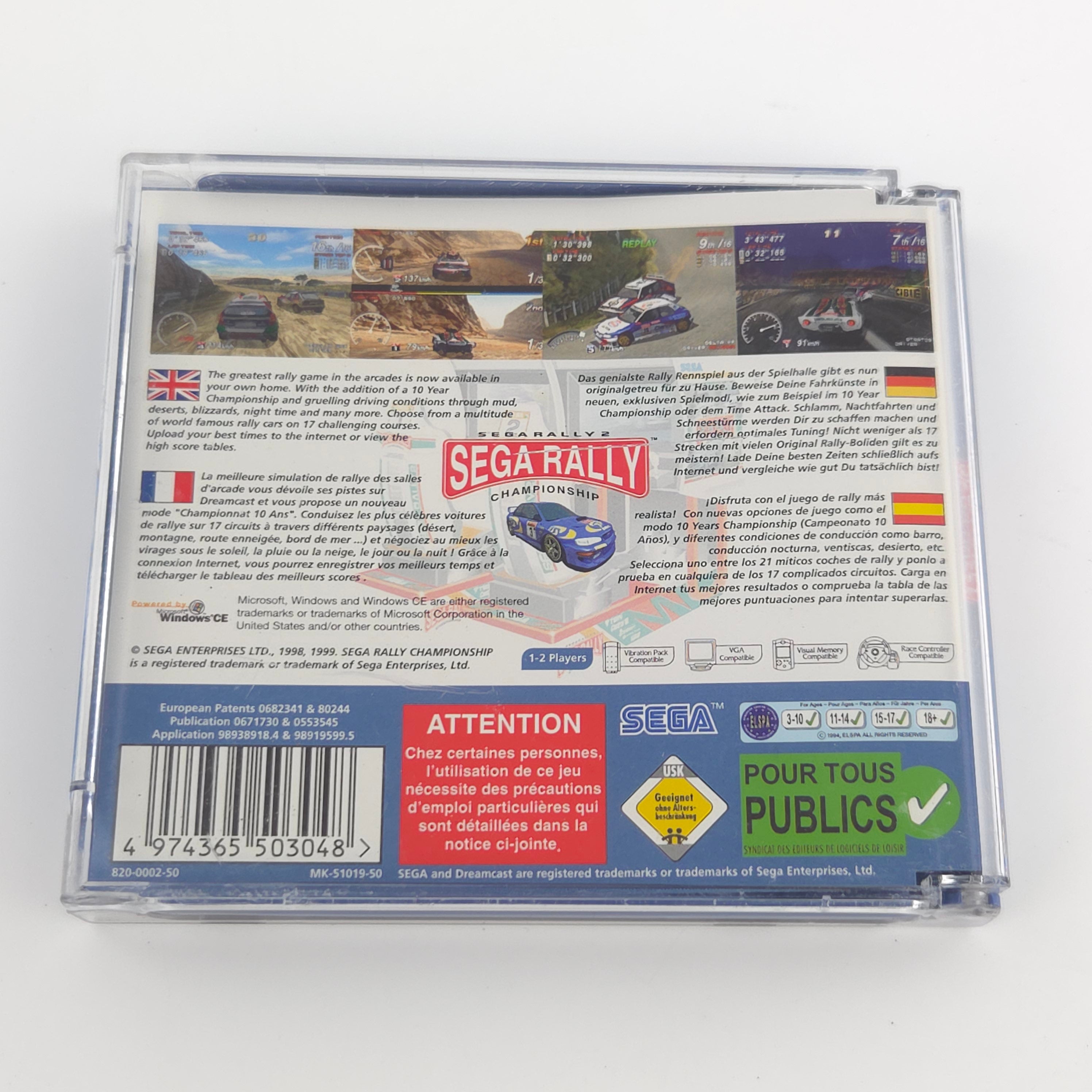 Sega Dreamcast Spiel Sega Rally 2 Championship OVP PAL