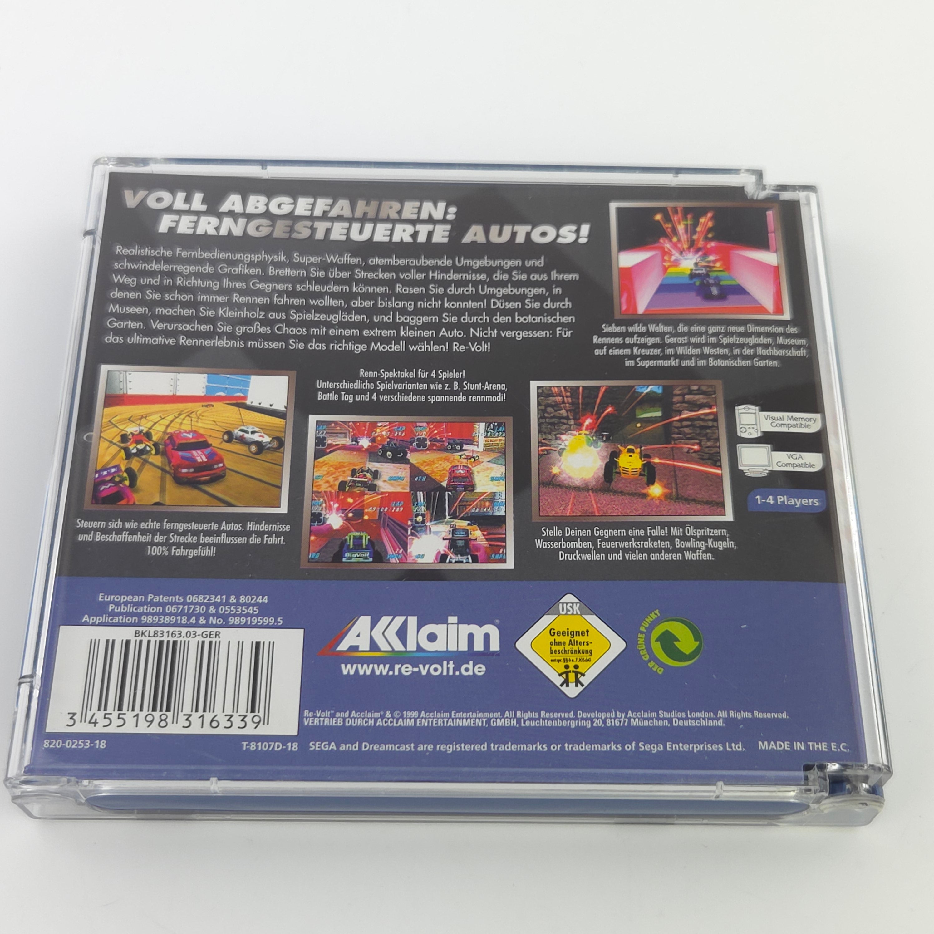 Sega Dreamcast Spiel – Re-Volt OVP PAL