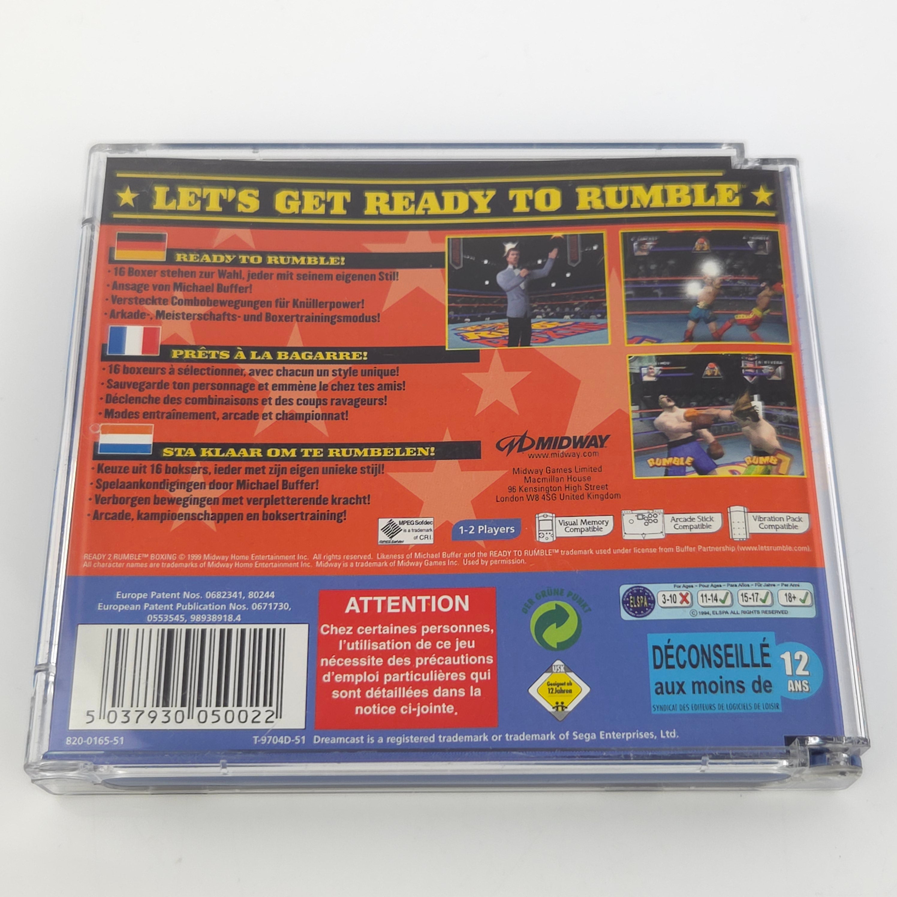 Sega Dreamcast Spiel – Ready 2 Rumble Boxing PAL OVP