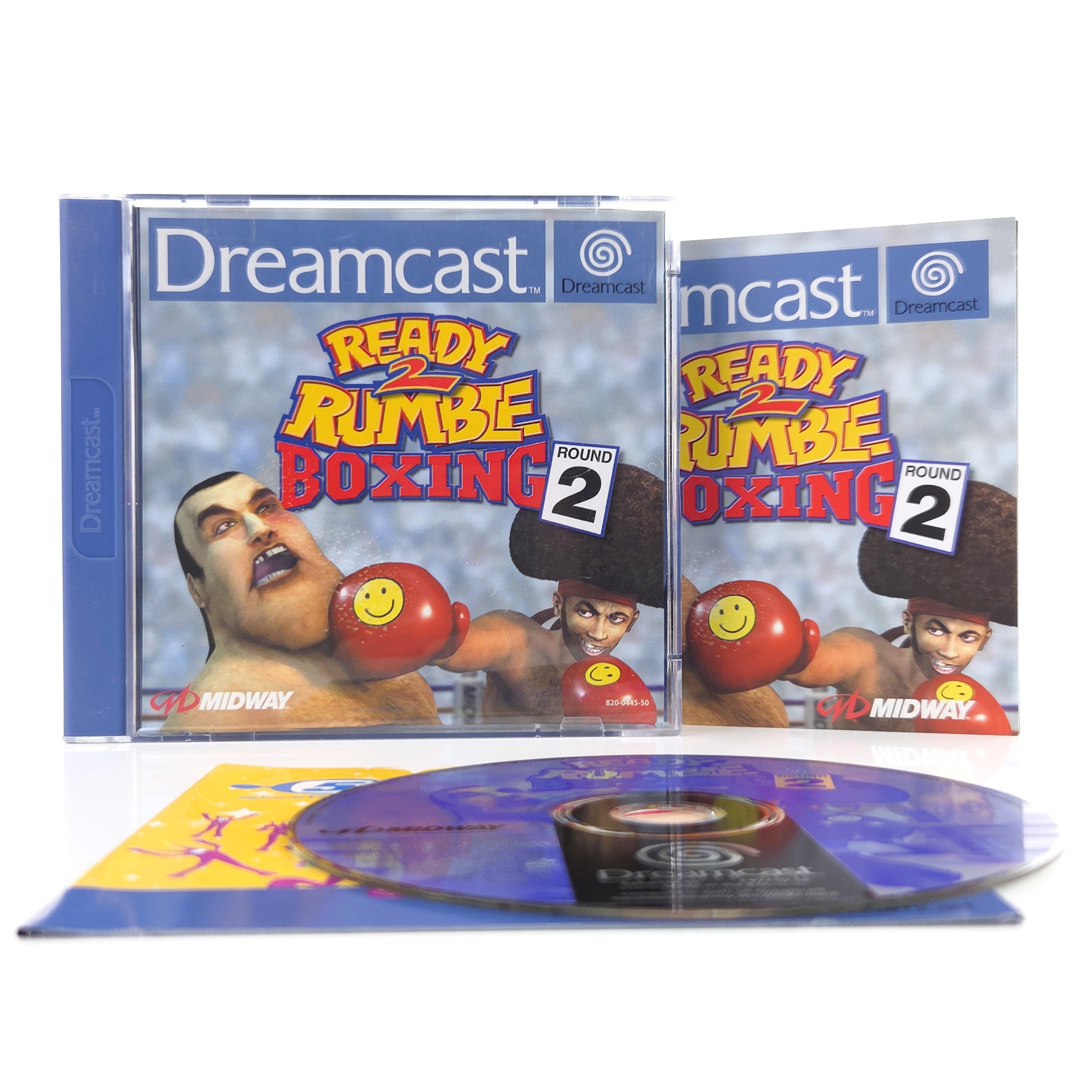 Sega Dreamcast Spiel Ready 2 Rumble Boxing Round 2 OVP PAL