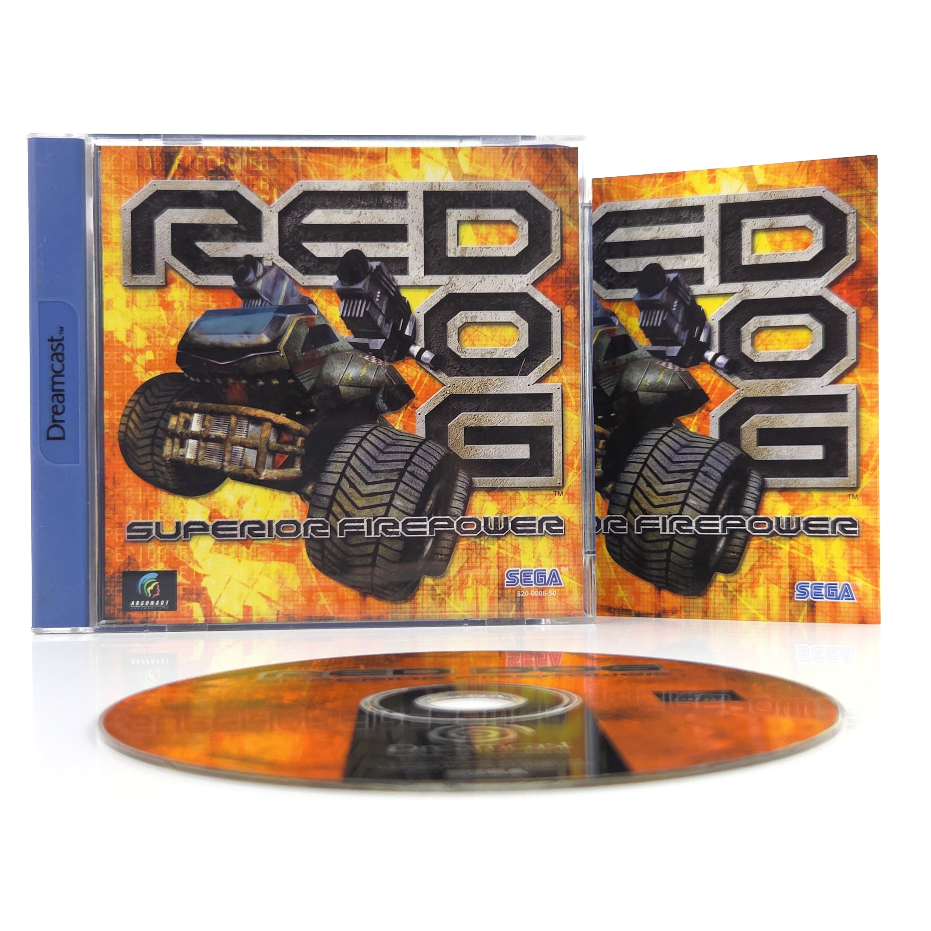 Sega Dreamcast Spiel Red Dog Superior Firepower PAL OVP