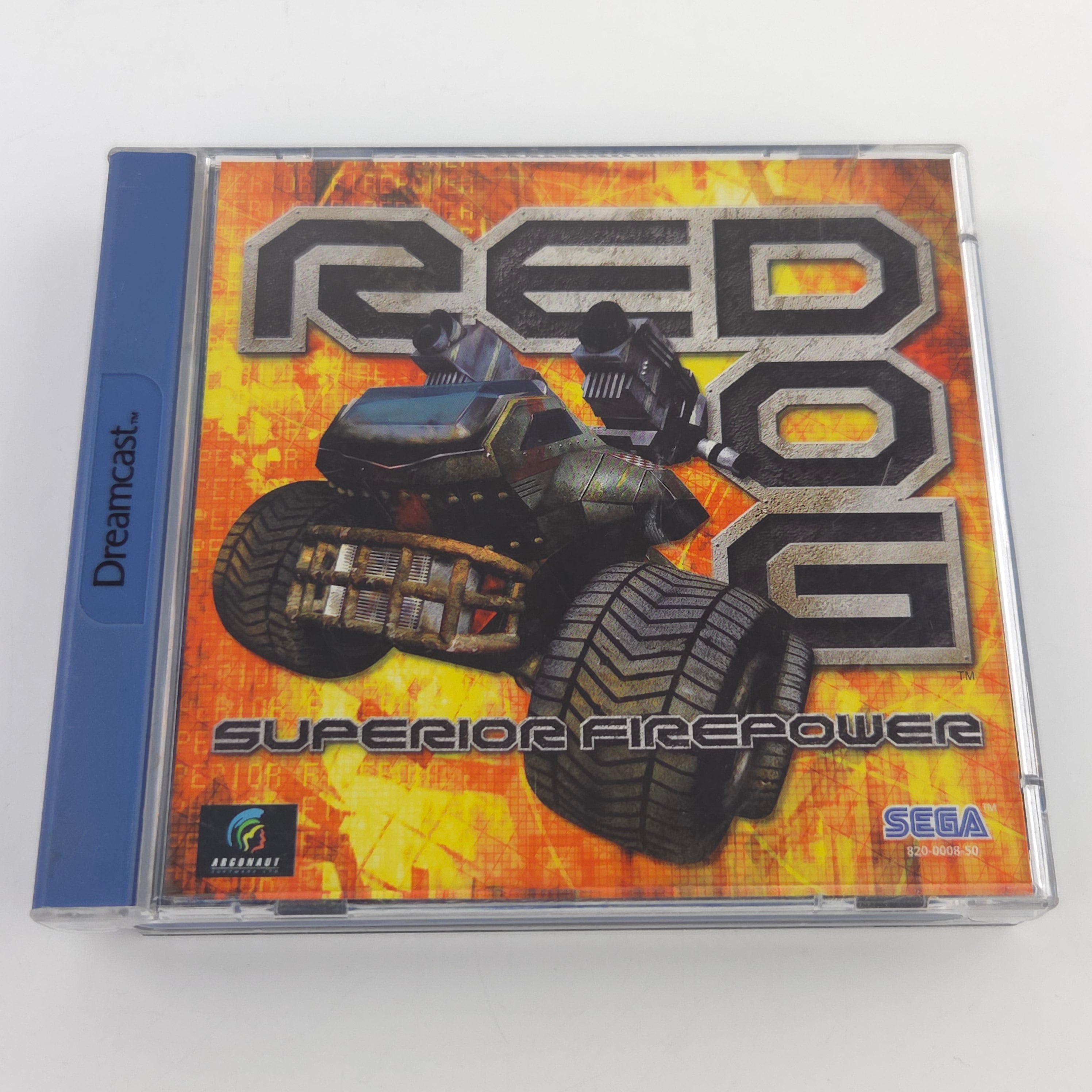 Sega Dreamcast Spiel Red Dog Superior Firepower PAL OVP