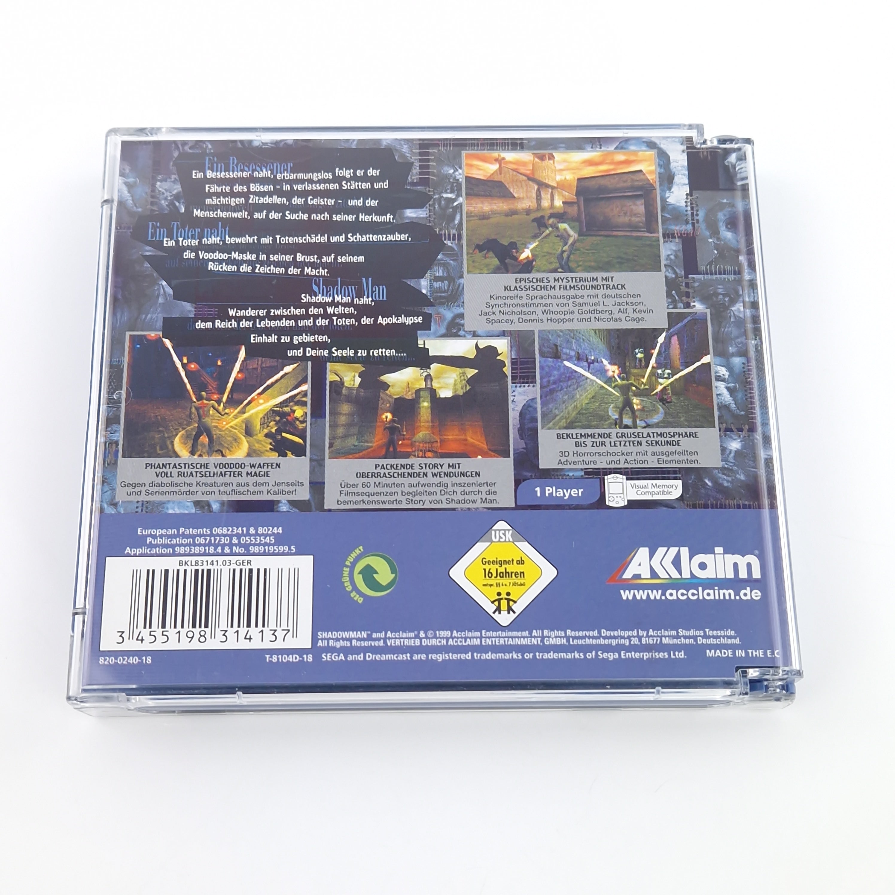 Sega Dreamcast Spiel – Shadow Man Rette deine Seele PAL OVP