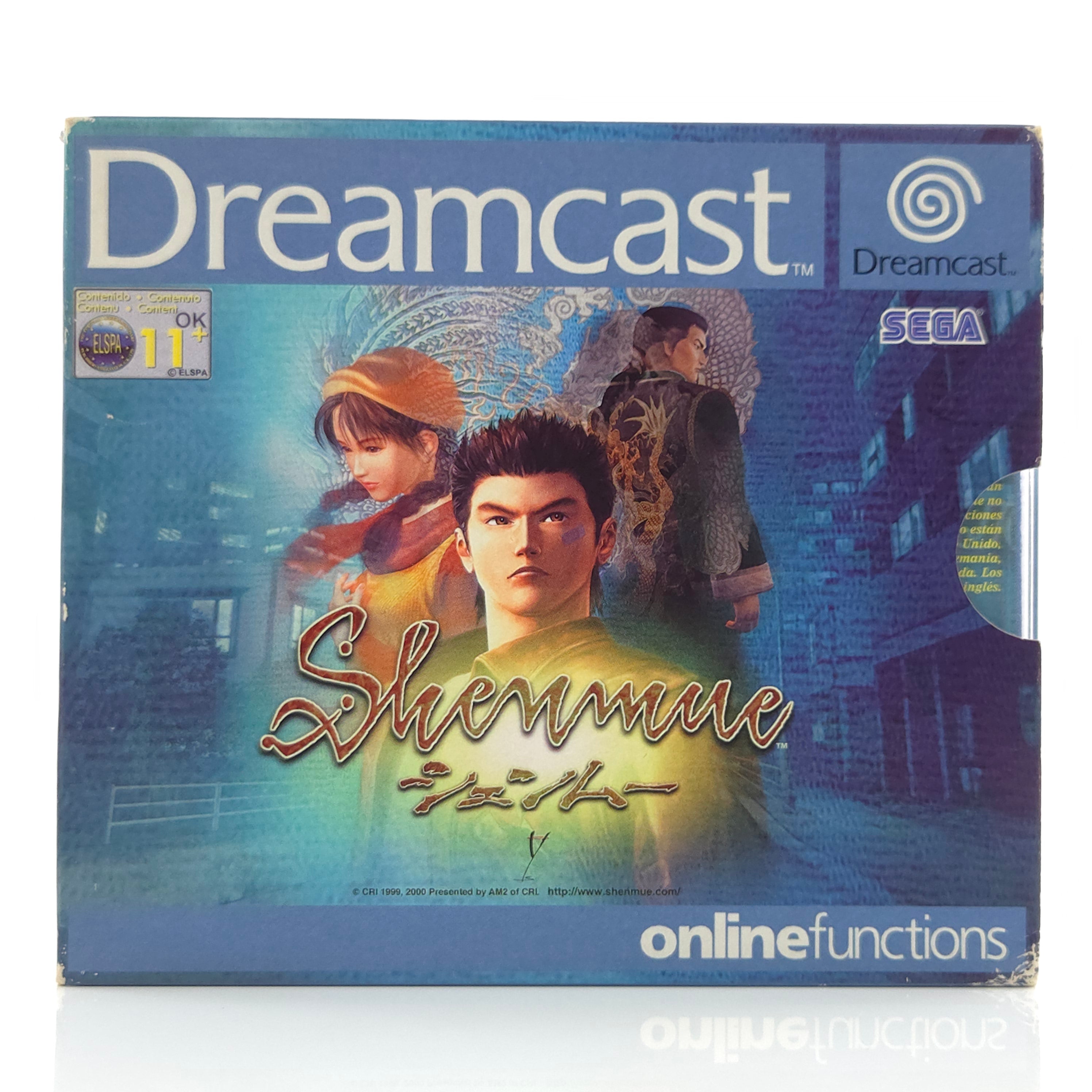 Sega Dreamcast Spiel – Shenmue OVP PAL
