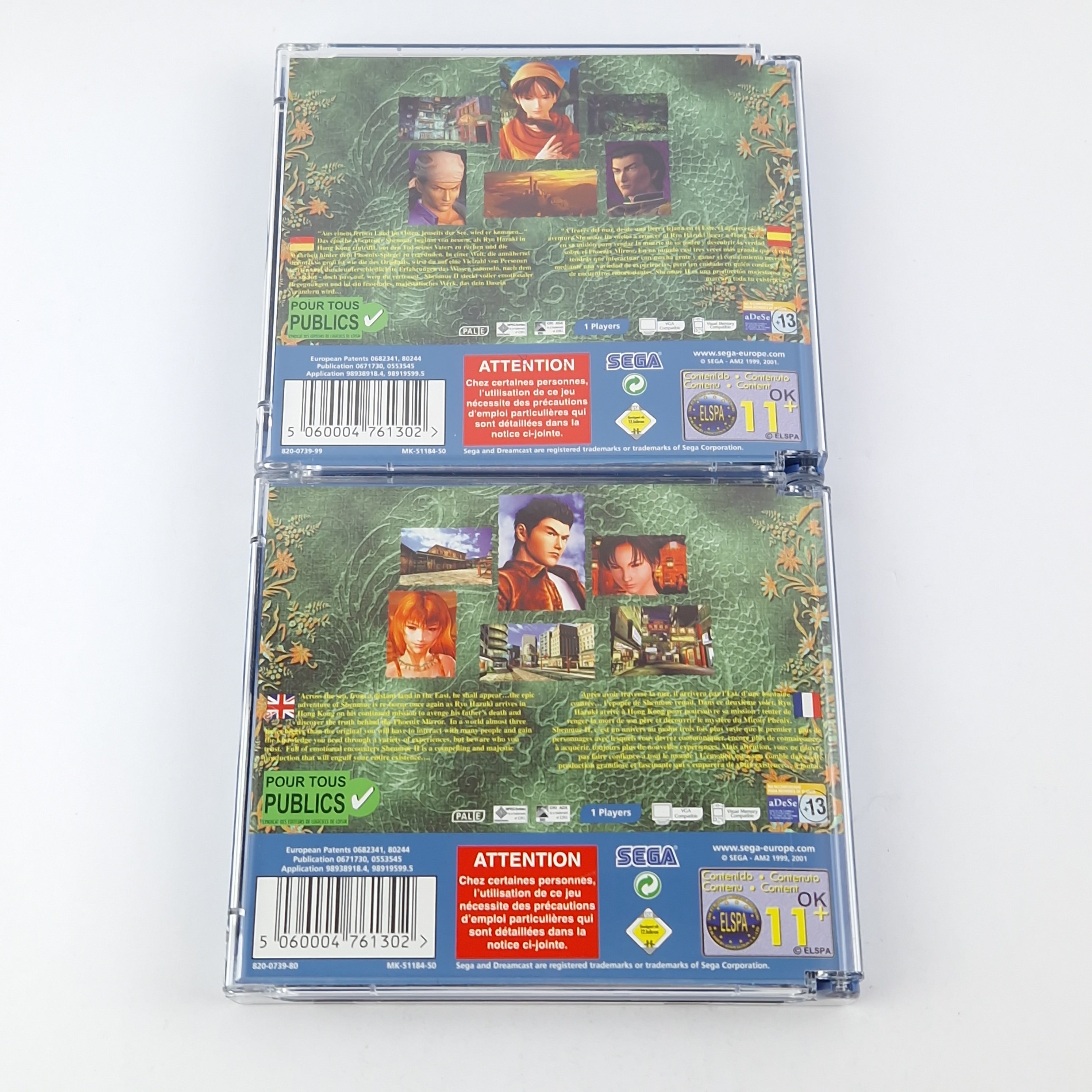 Sega Dreamcast Spiel – Shenmue II (OVP PAL)