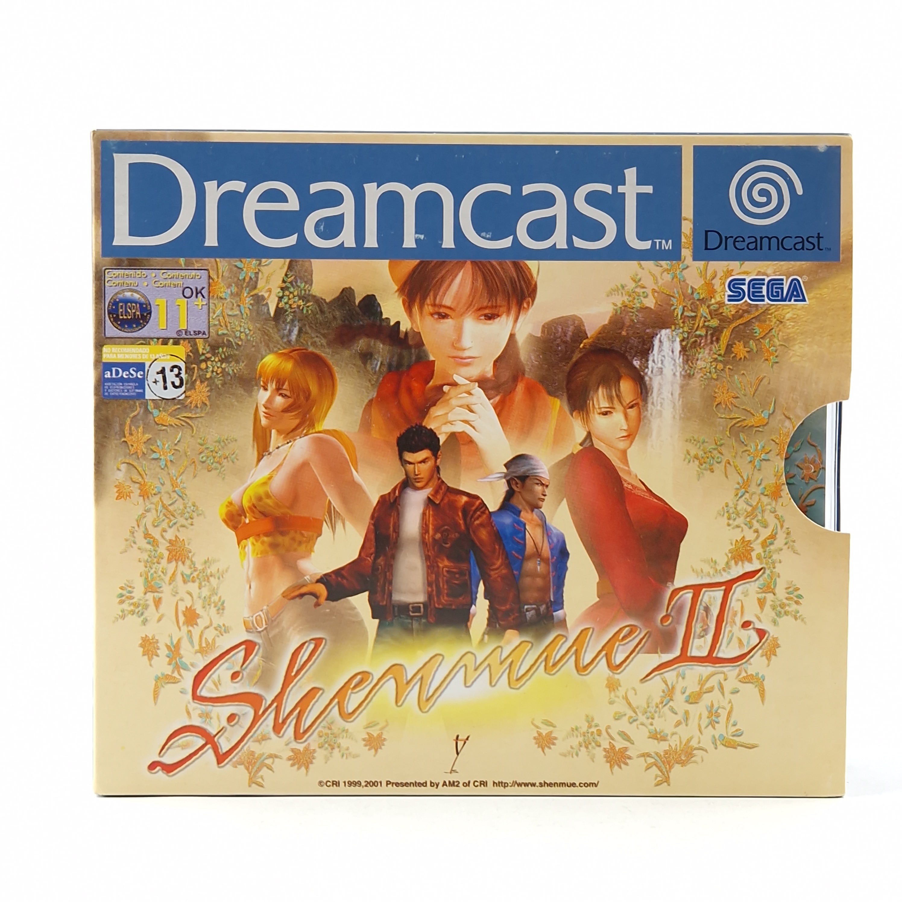 Sega Dreamcast Spiel – Shenmue II (OVP PAL)