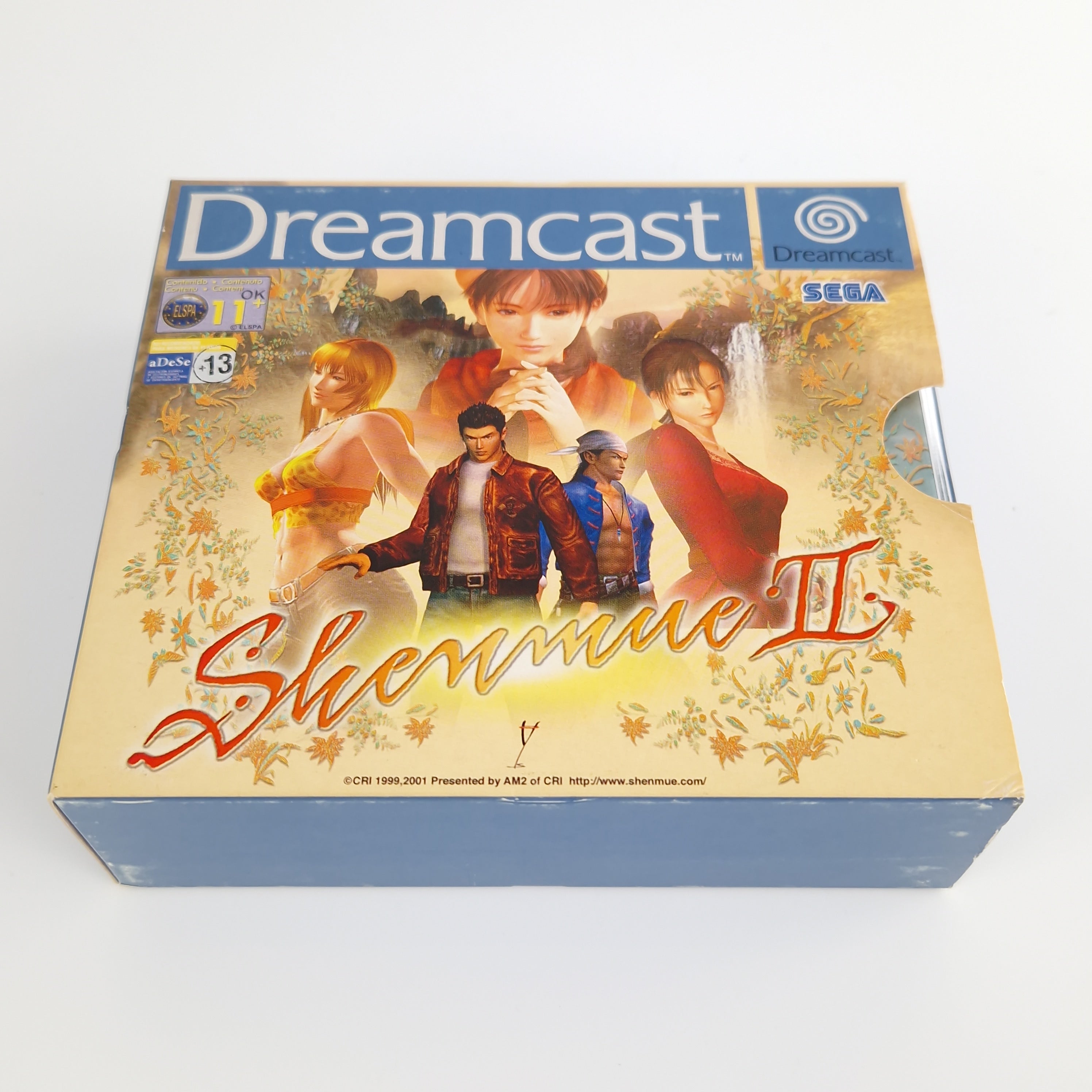 Sega Dreamcast Spiel – Shenmue II OVP PAL CIB