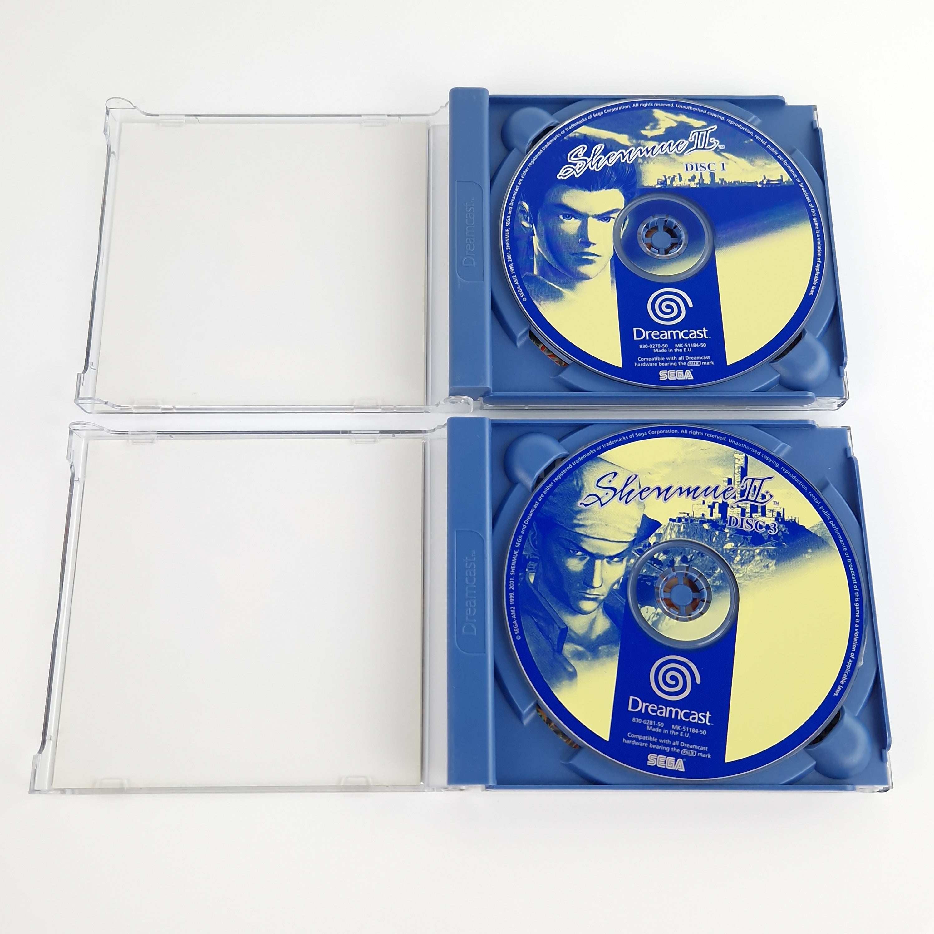 Sega Dreamcast Spiel – Shenmue II OVP PAL CIB