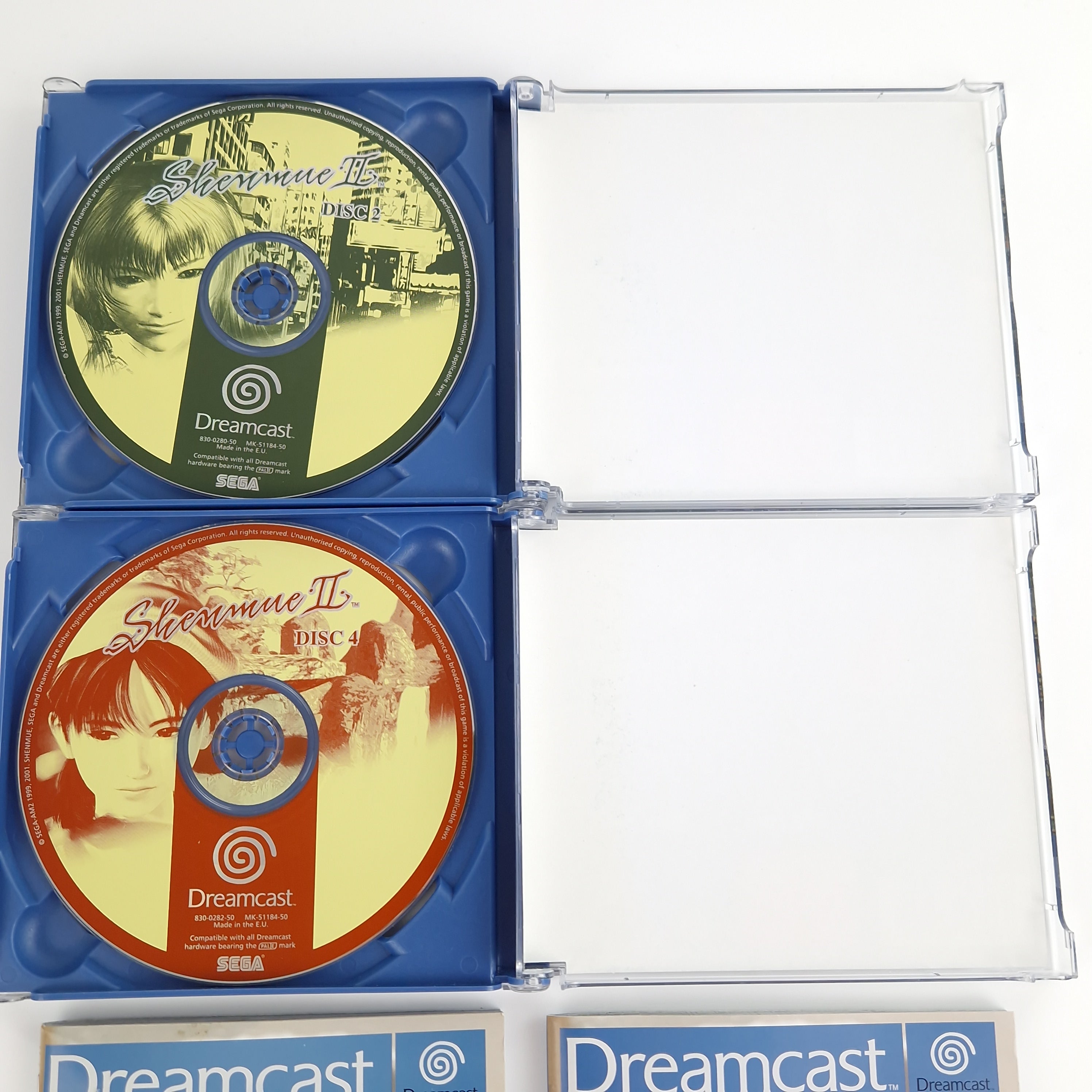 Sega Dreamcast Spiel – Shenmue II OVP PAL CIB