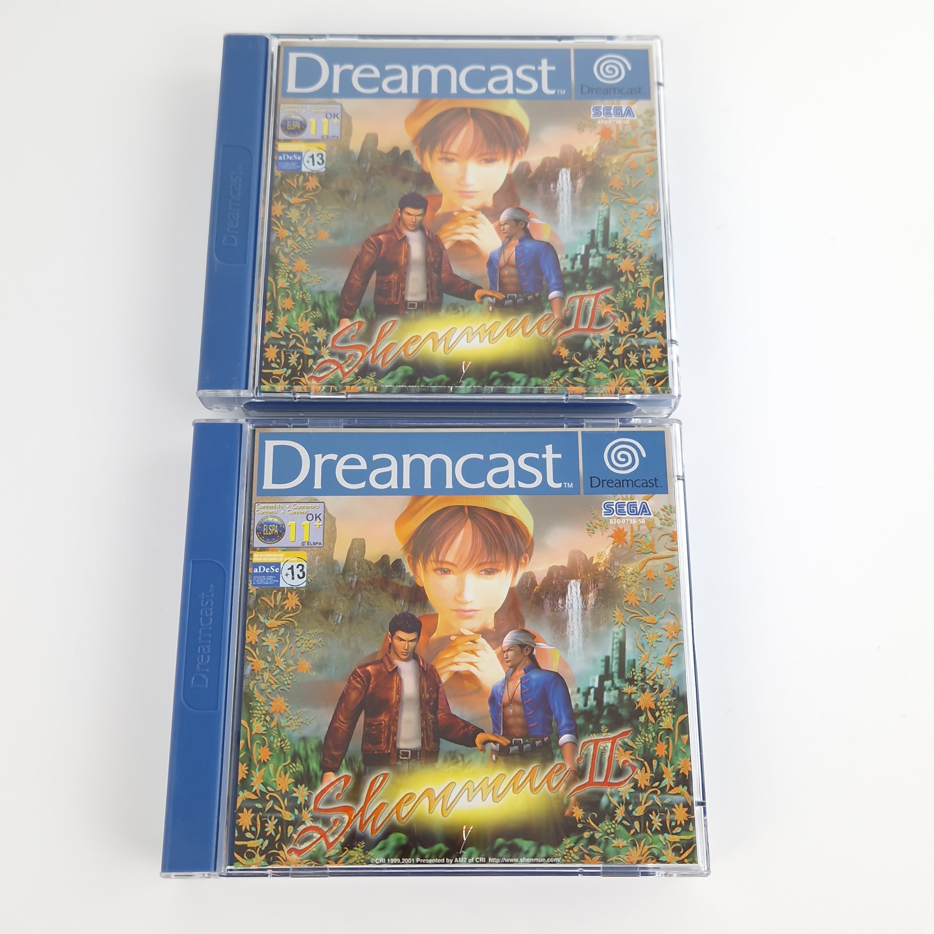 Sega Dreamcast Spiel – Shenmue II OVP PAL CIB