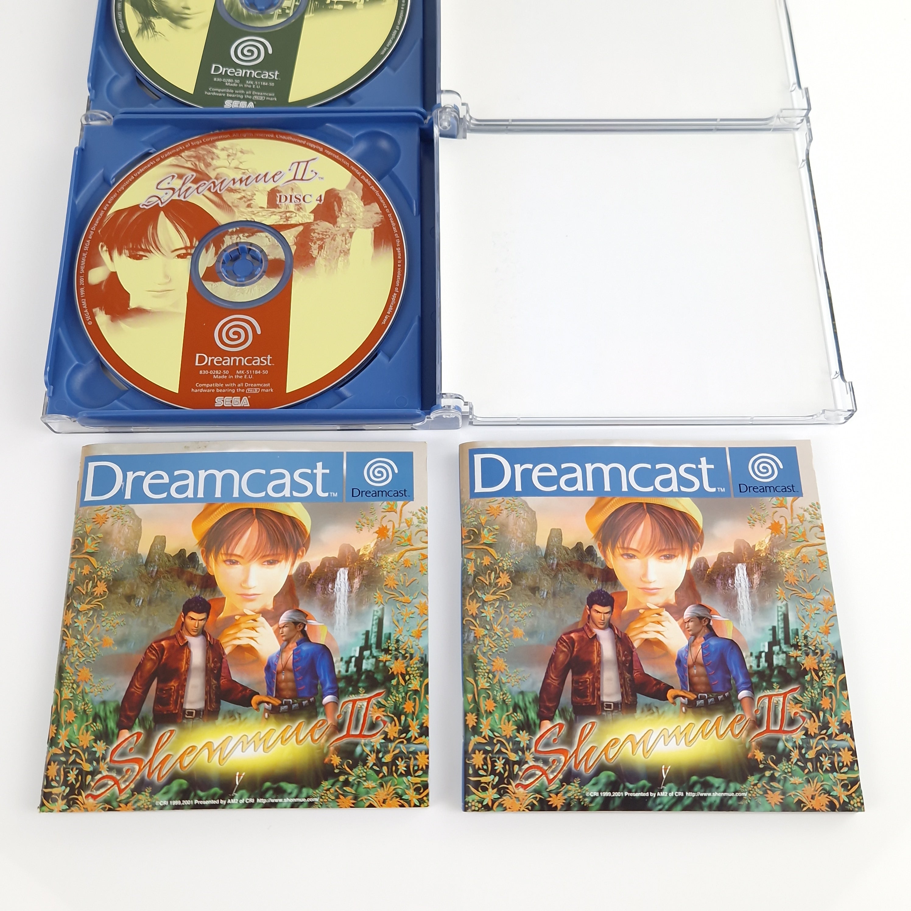 Sega Dreamcast Spiel – Shenmue II OVP PAL CIB
