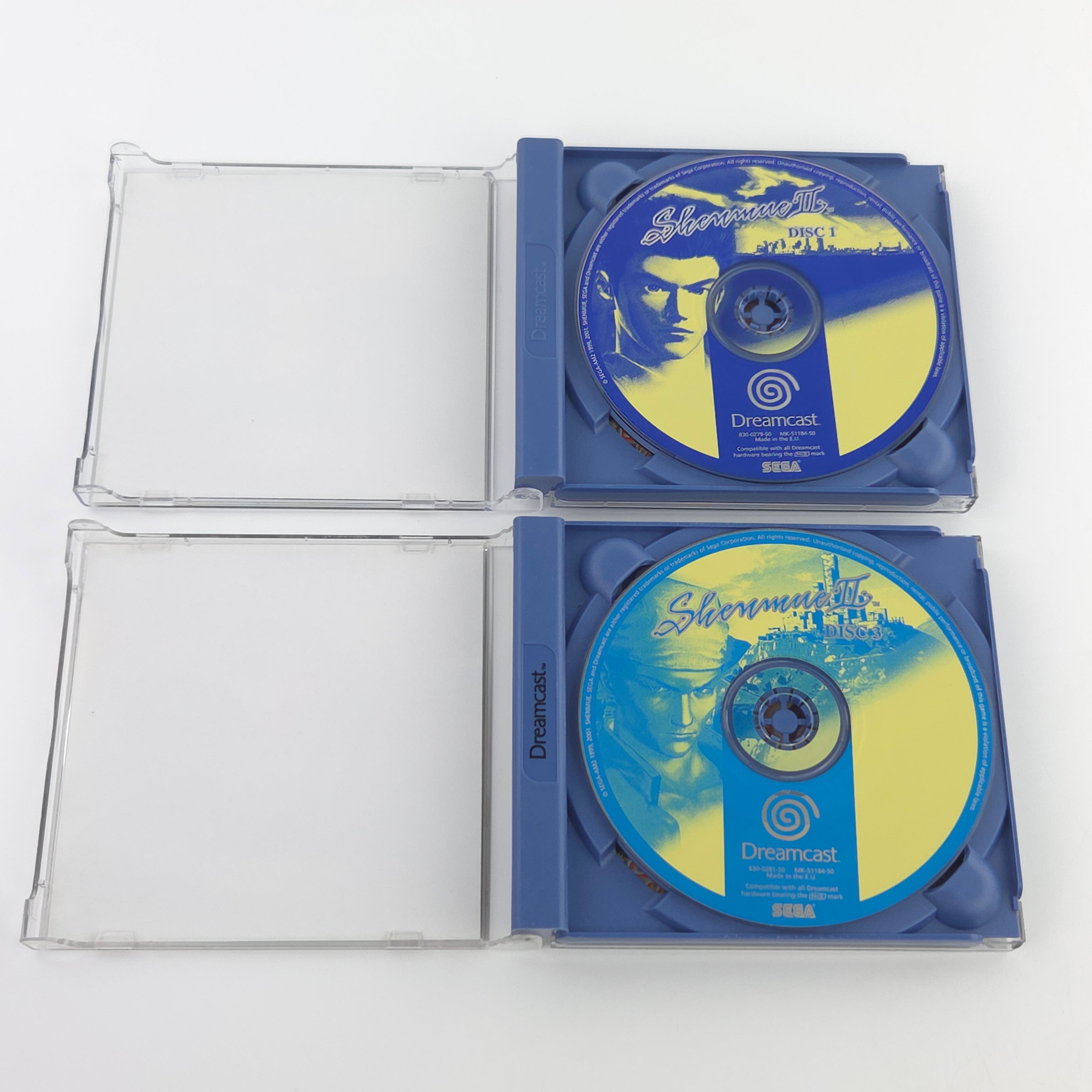Sega Dreamcast Spiel Shenmue II Pappschuber OVP PAL EUR