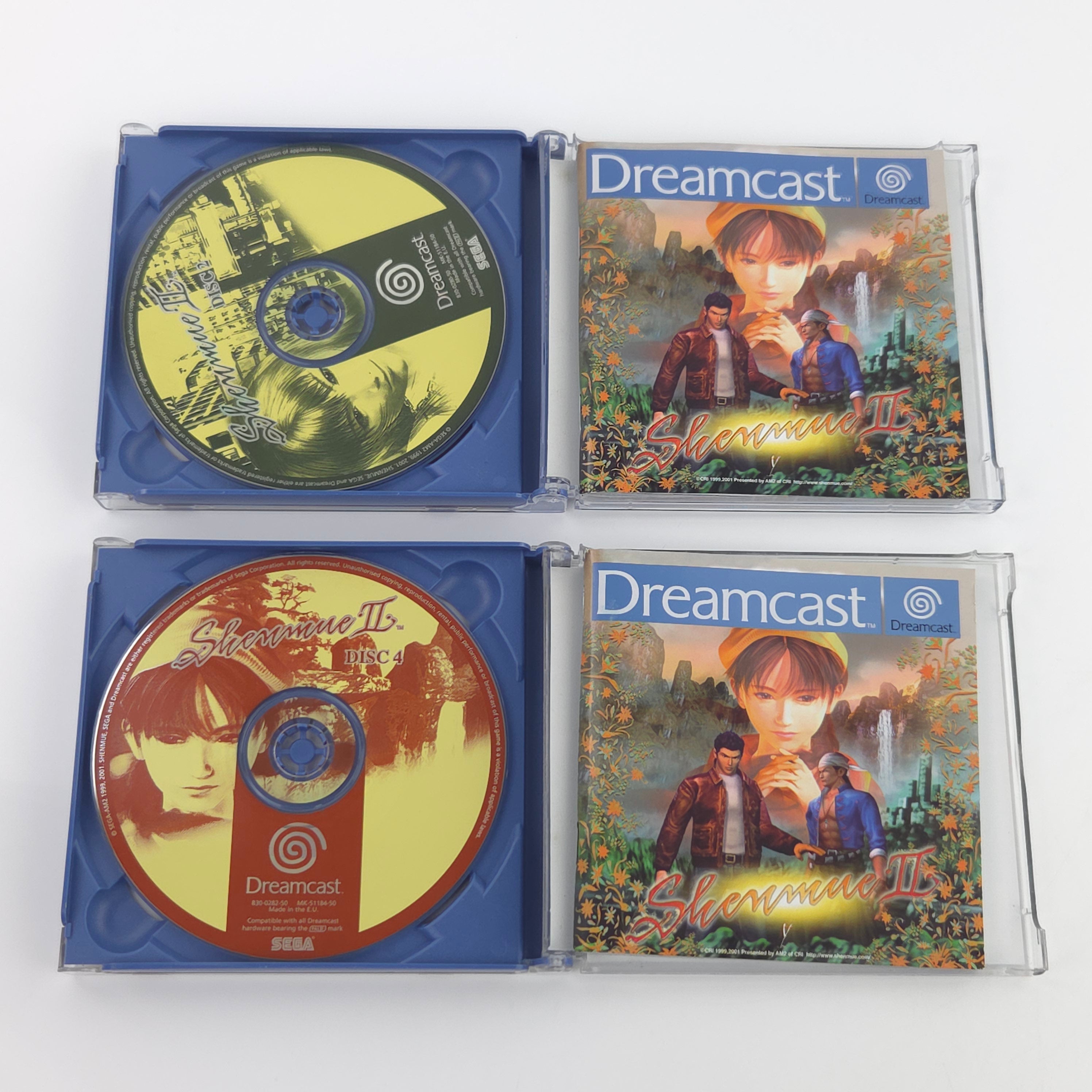 Sega Dreamcast Spiel Shenmue II Pappschuber OVP PAL EUR