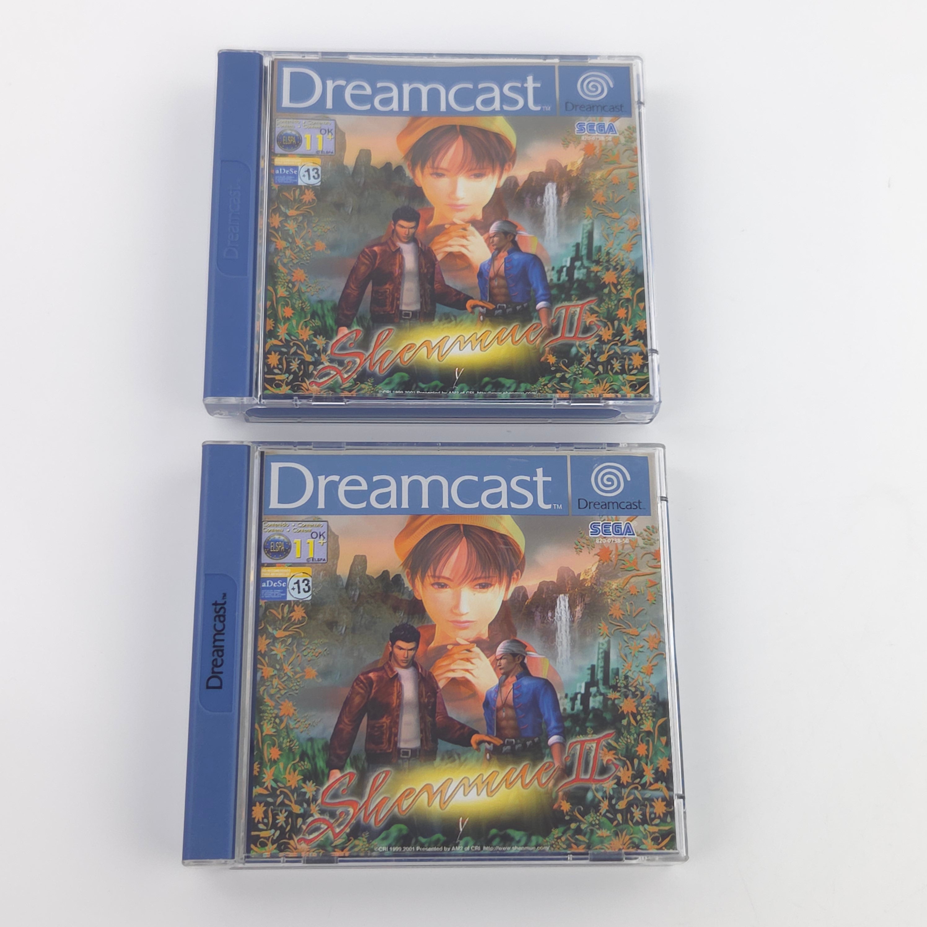 Sega Dreamcast Spiel Shenmue II Pappschuber OVP PAL EUR
