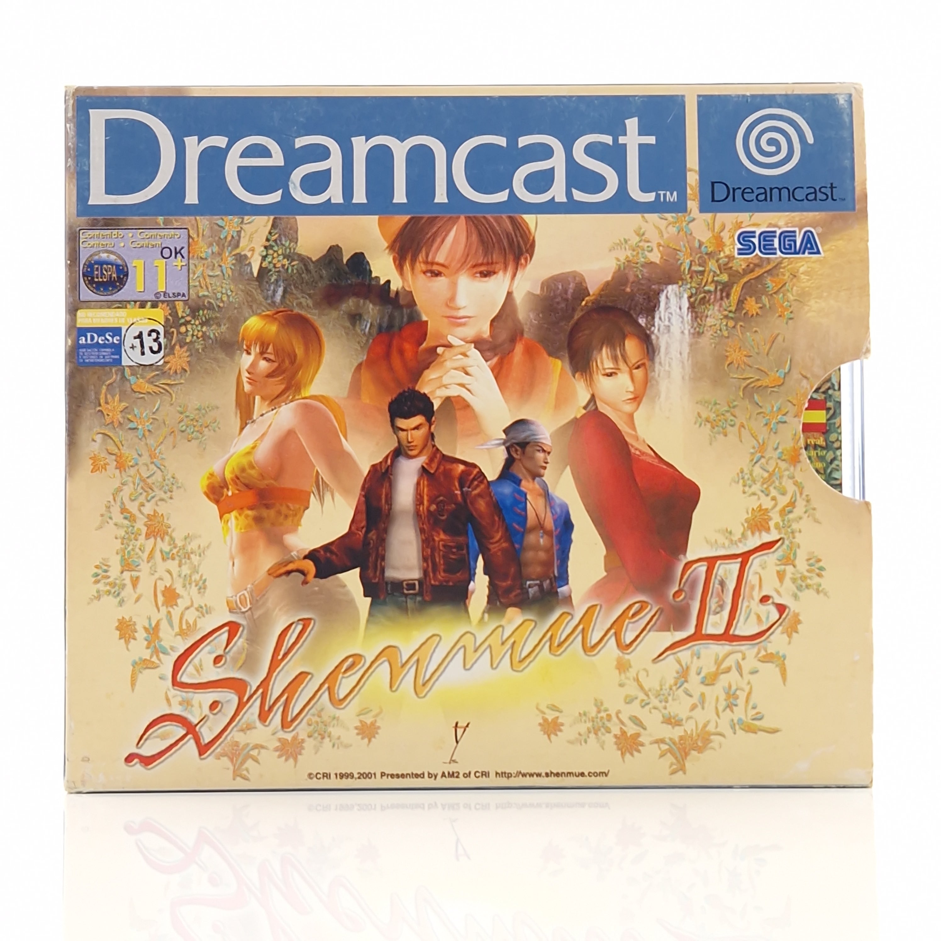 Sega Dreamcast Spiel – Shenmue II nur CD Disk 1 und 2 PAL