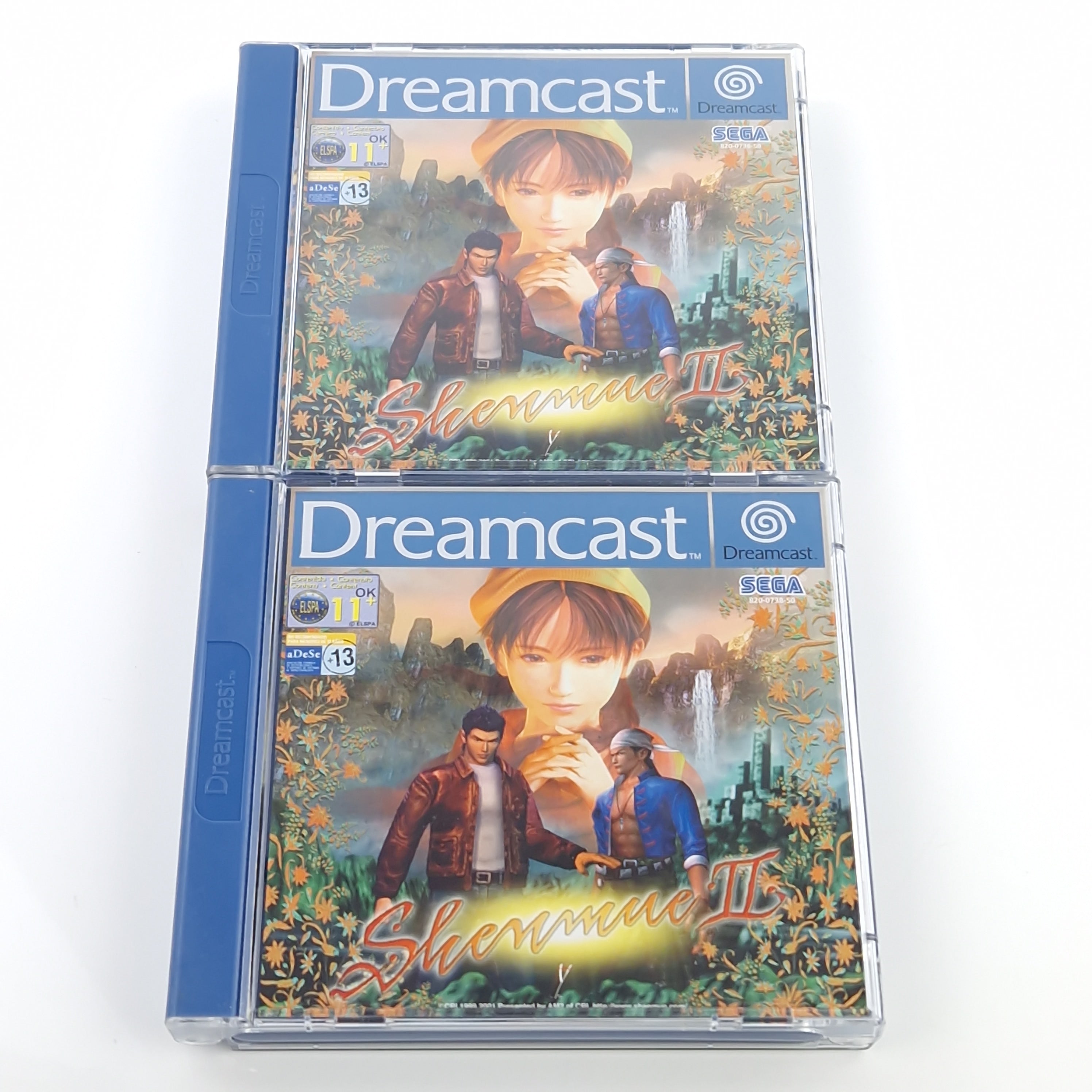 Sega Dreamcast Spiel – Shenmue II nur CD Disk 1 und 2 PAL