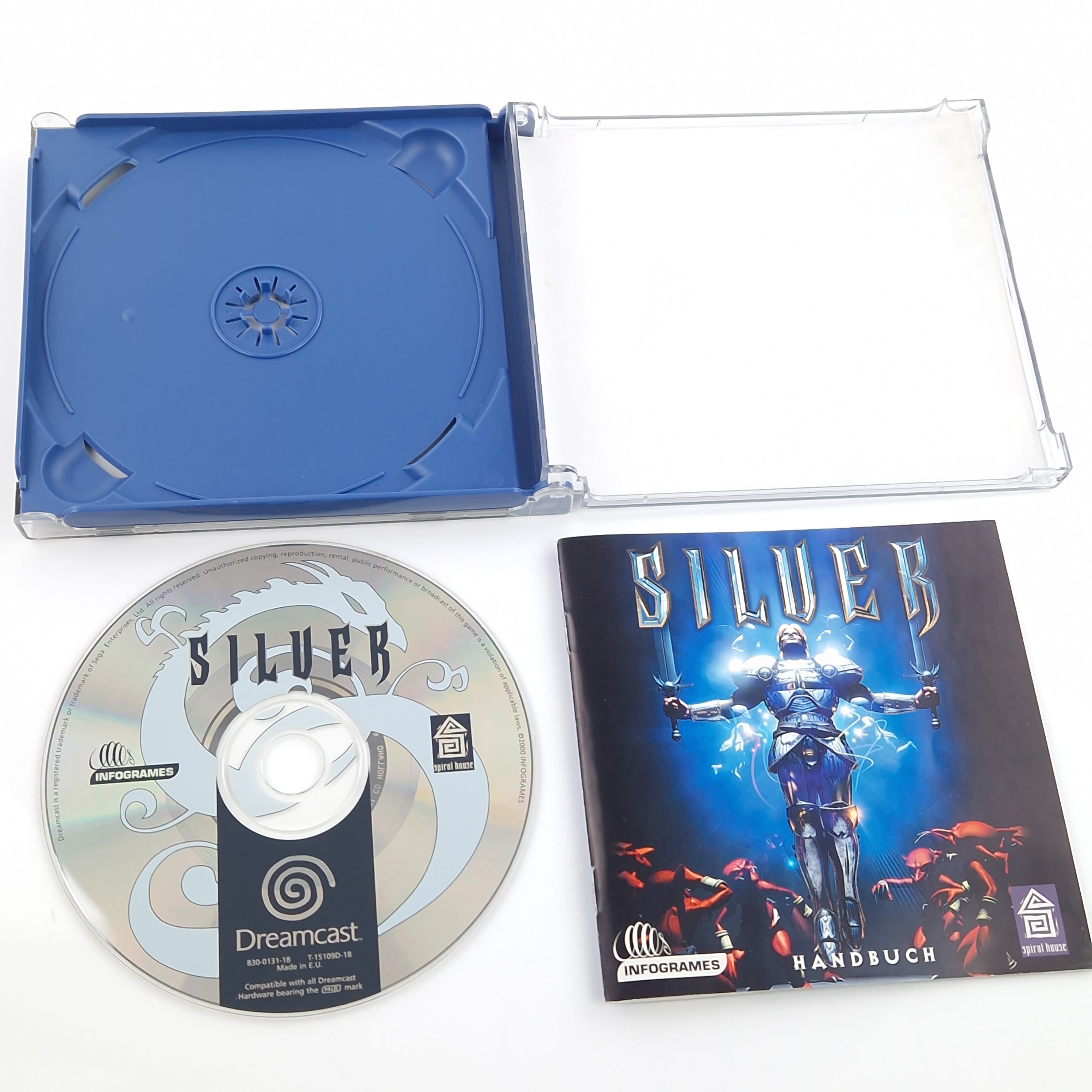 Sega Dreamcast Spiel – Silver OVP CD Anleitung PAL