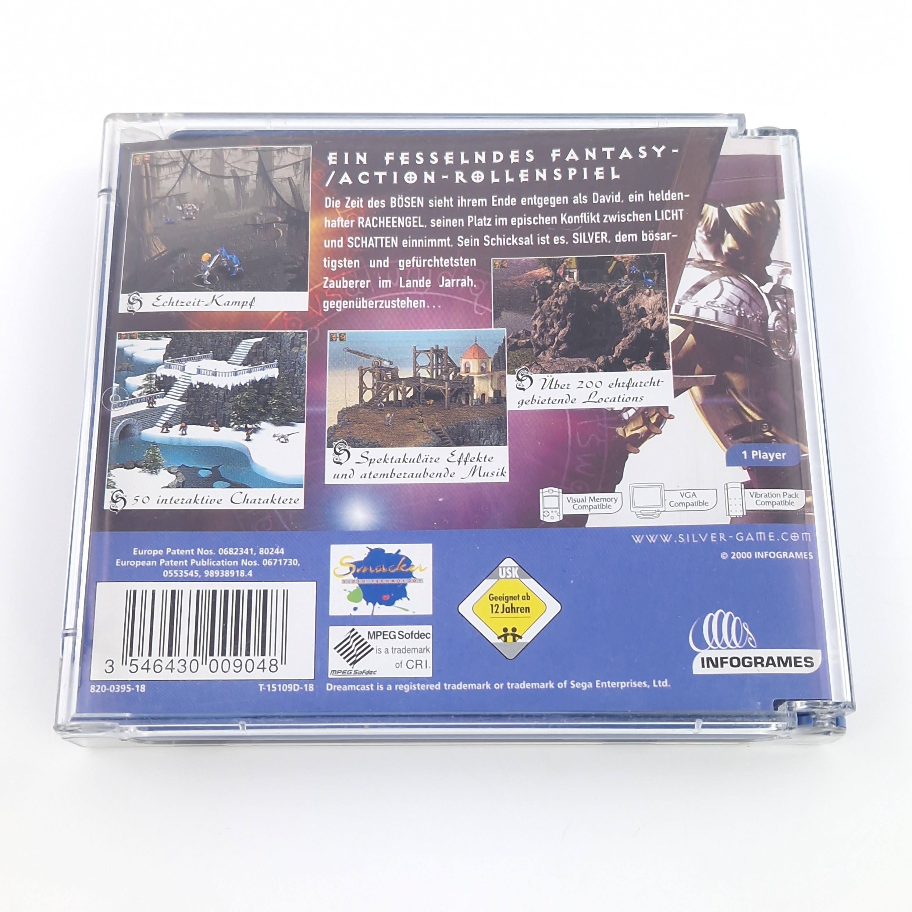 Sega Dreamcast Spiel – Silver OVP CD Anleitung PAL