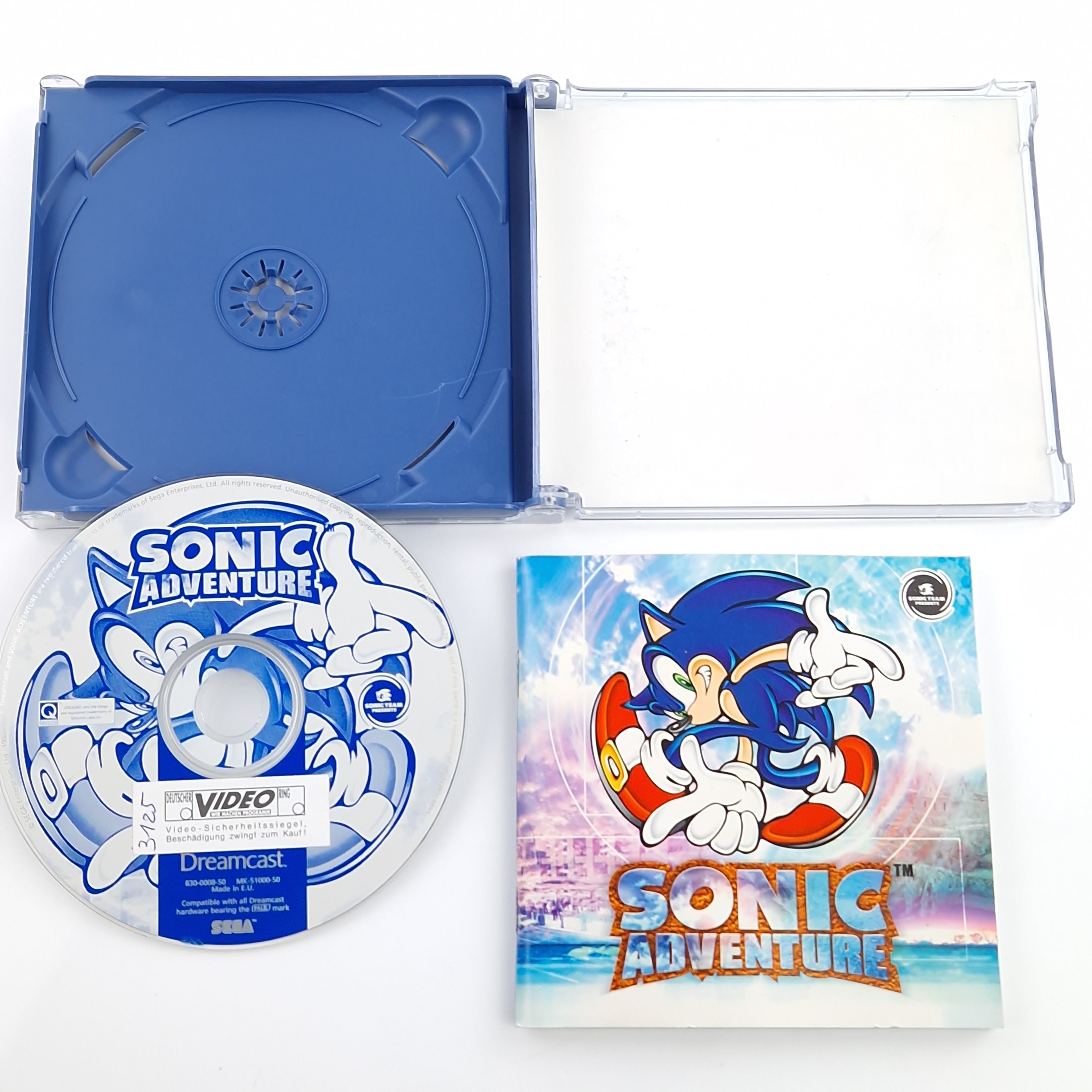 Sega Dreamcast Spiel – Sonic Adventure OVP PAL