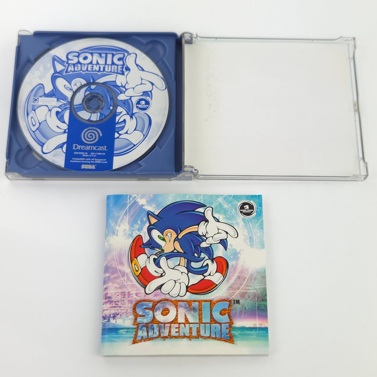 Sega Dreamcast Spiel Sonic Adventure OVP PAL