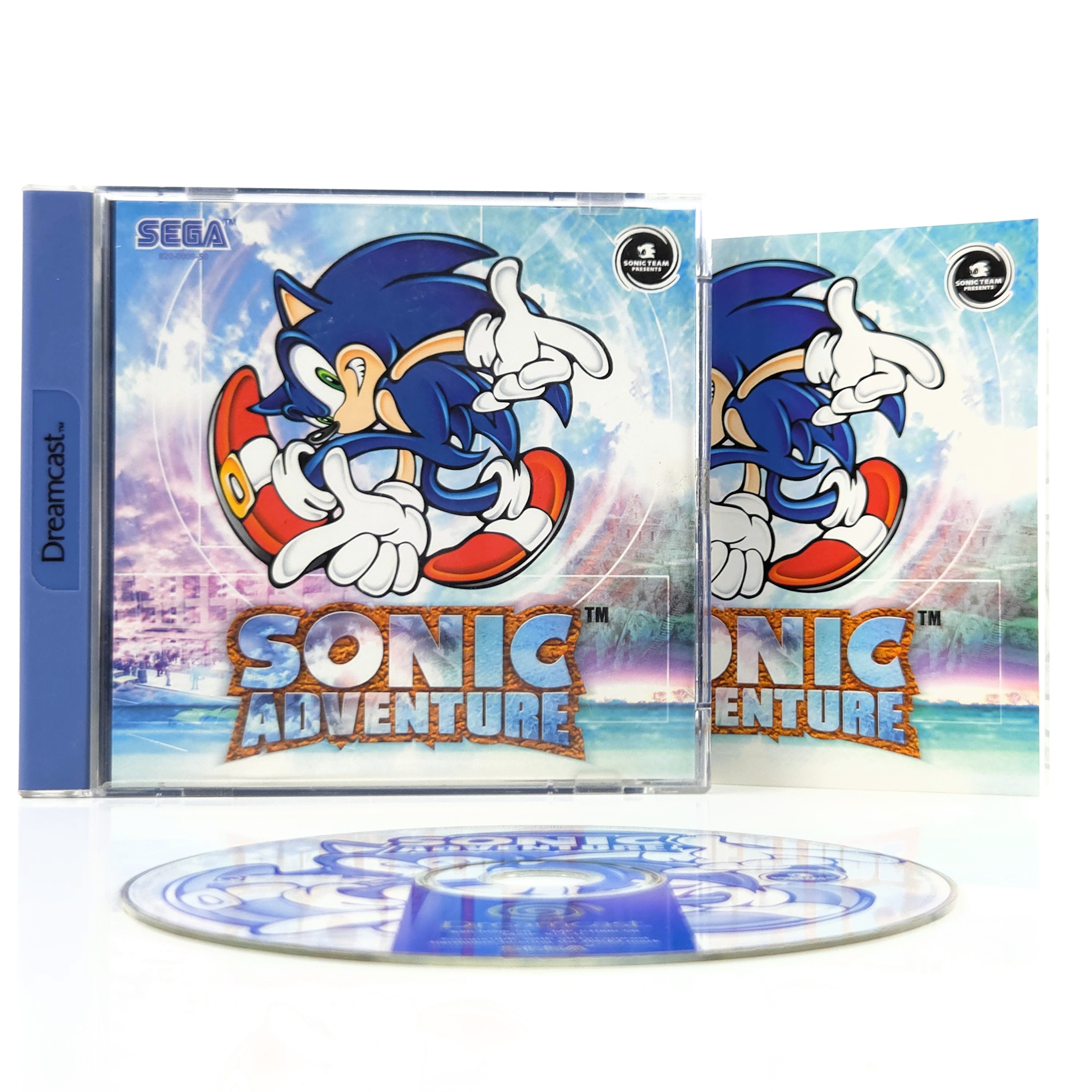 Sega Dreamcast Spiel Sonic Adventure OVP PAL