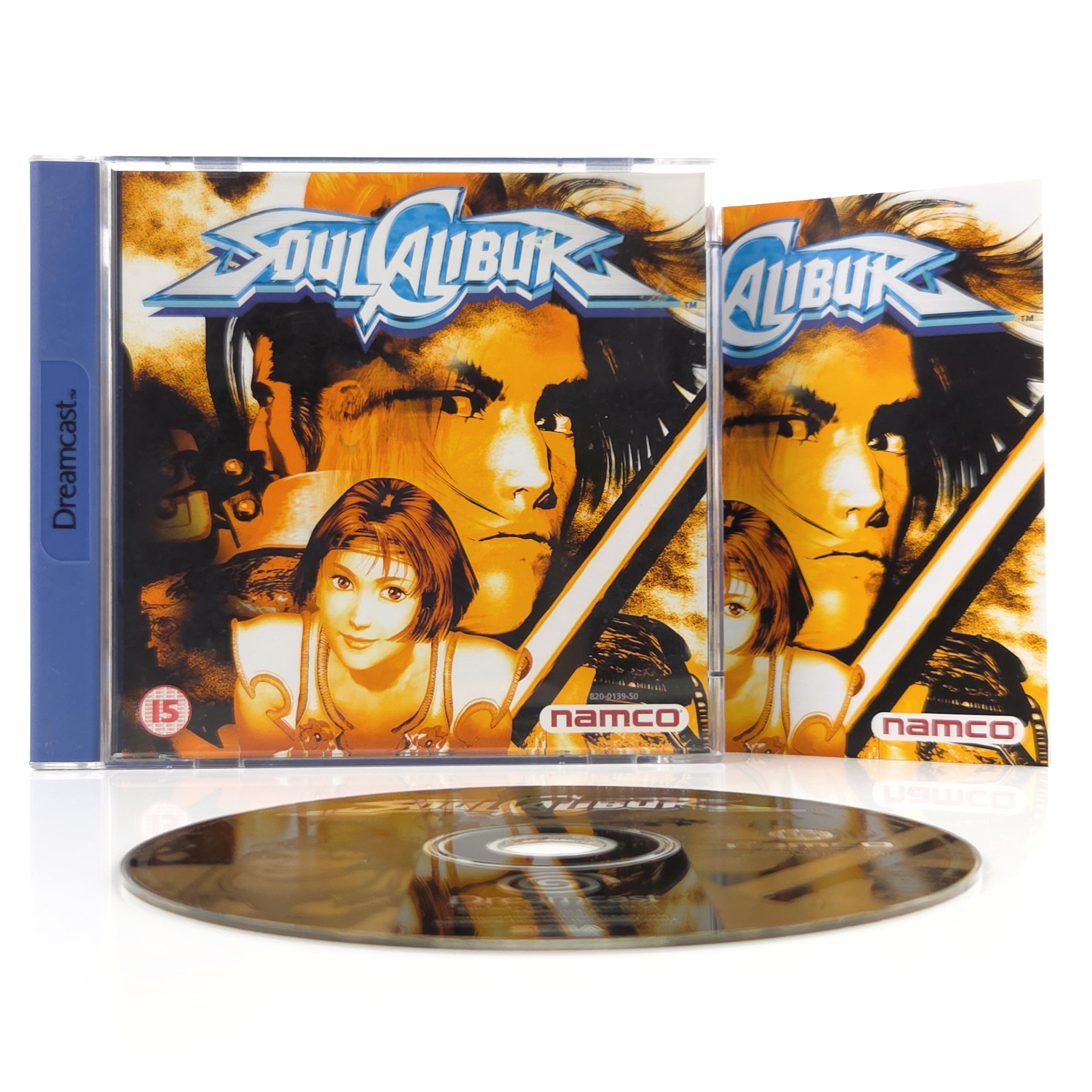 Sega Dreamcast Spiel Soulcalibur PAL DC OVP CIB Namco