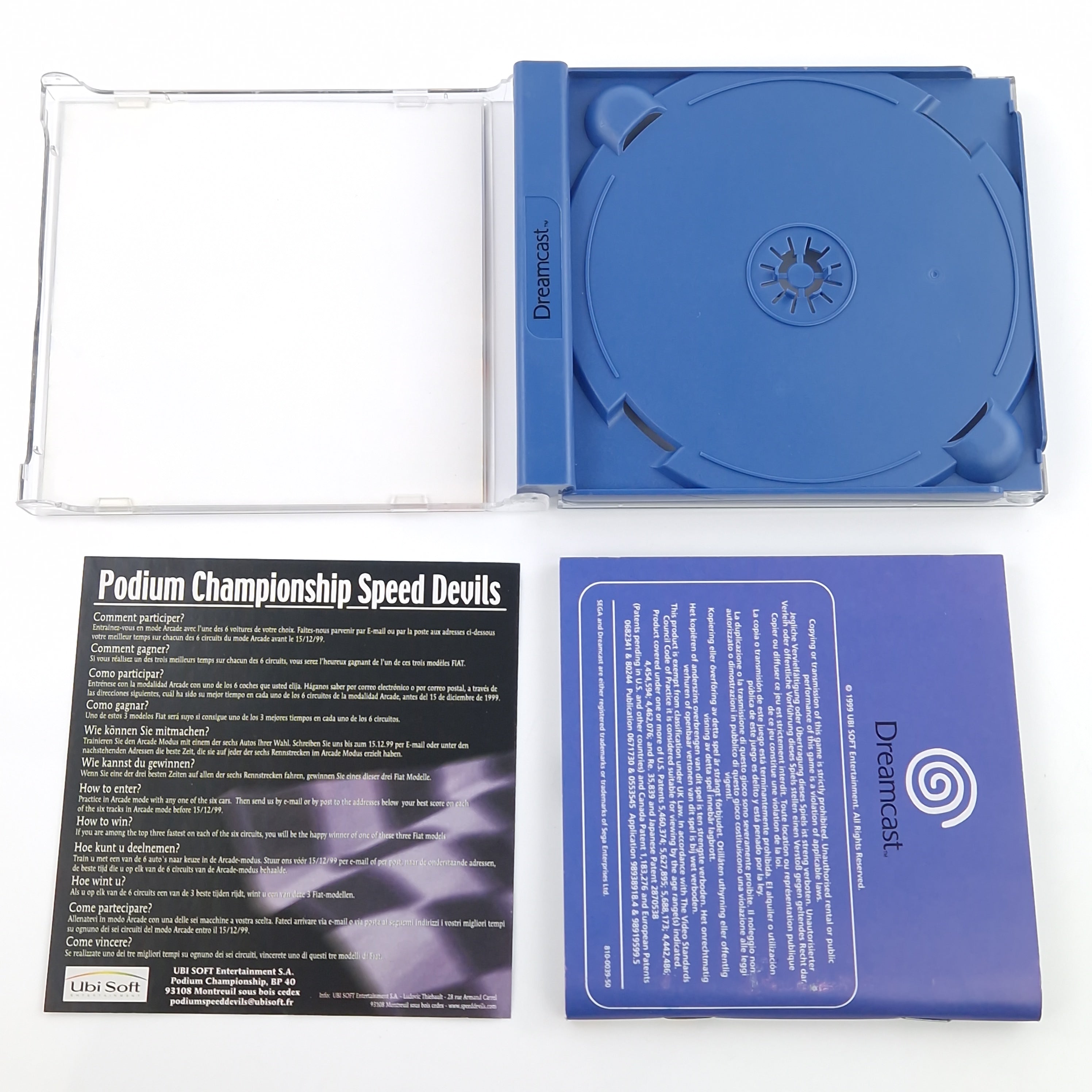 Sega Dreamcast Spiel – Speed Devils (OVP PAL)