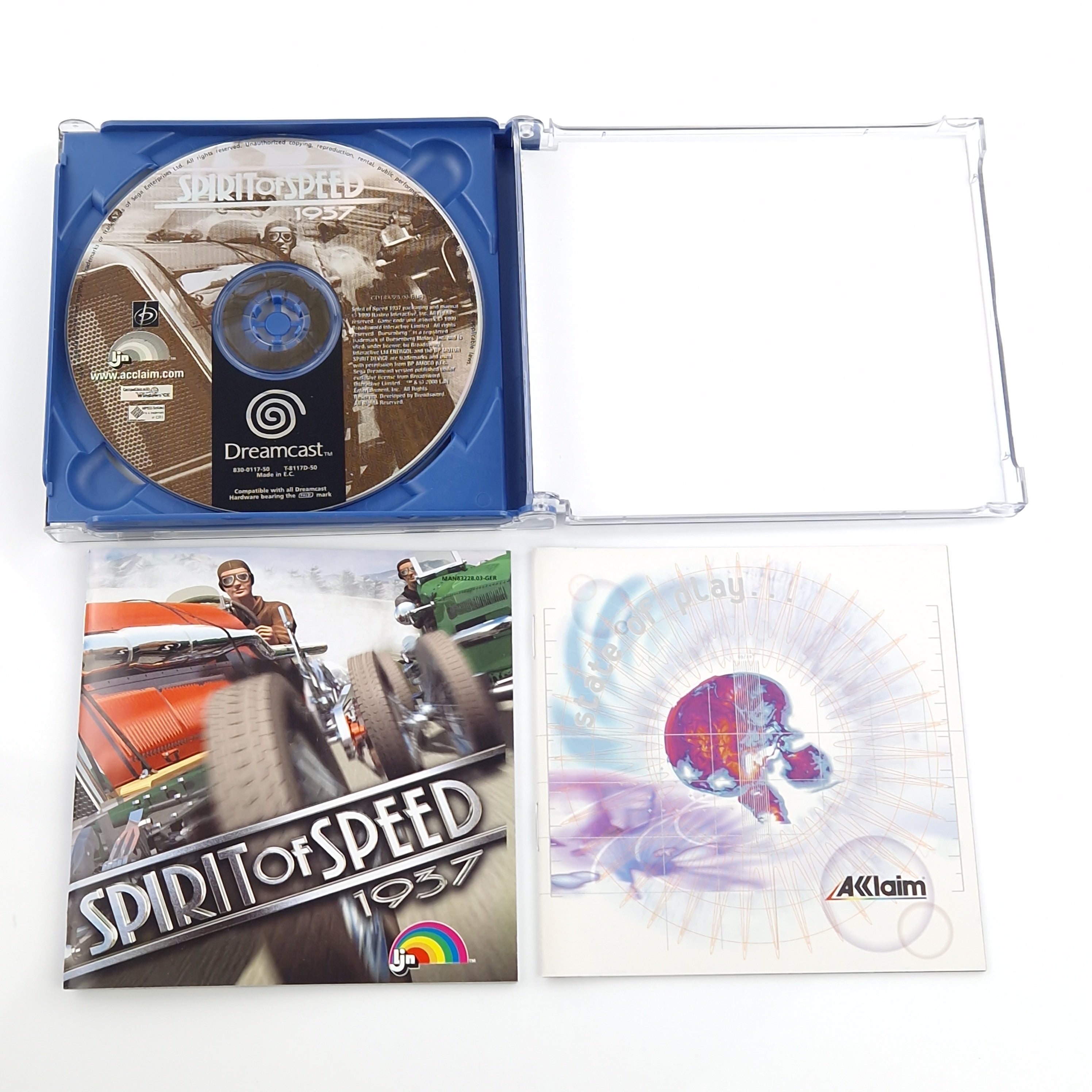 Sega Dreamcast Spiel – Spirit of Speed 1937 (OVP)