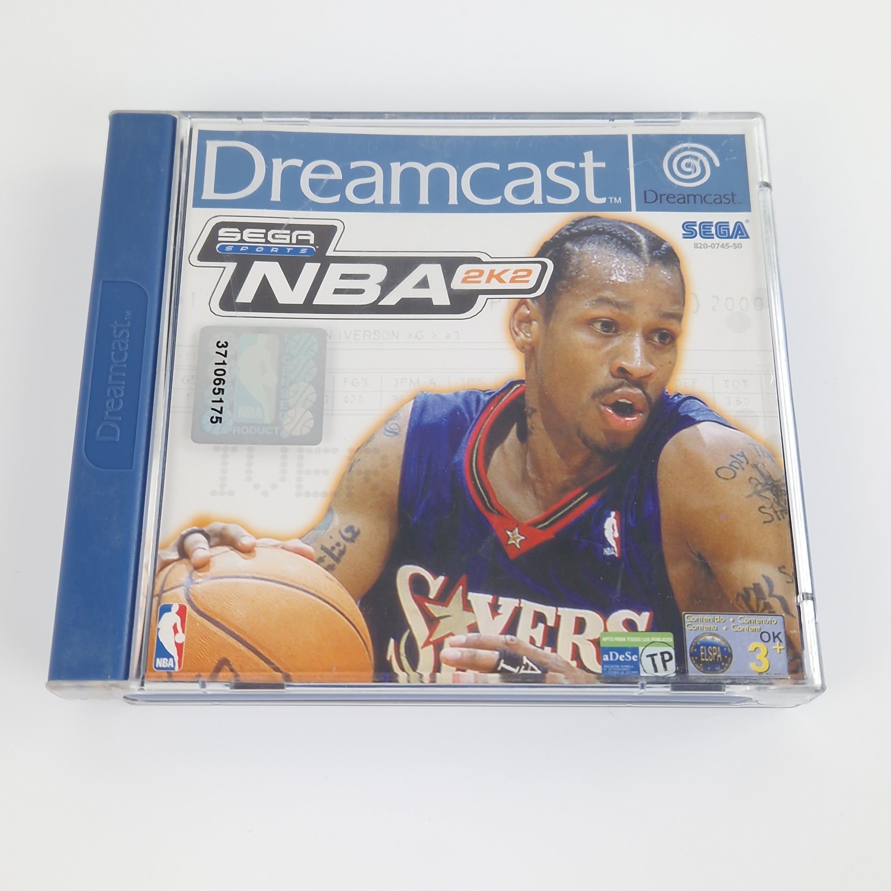 Sega Dreamcast Spiel – Sega Sports NBA 2K2 OVP CIB
