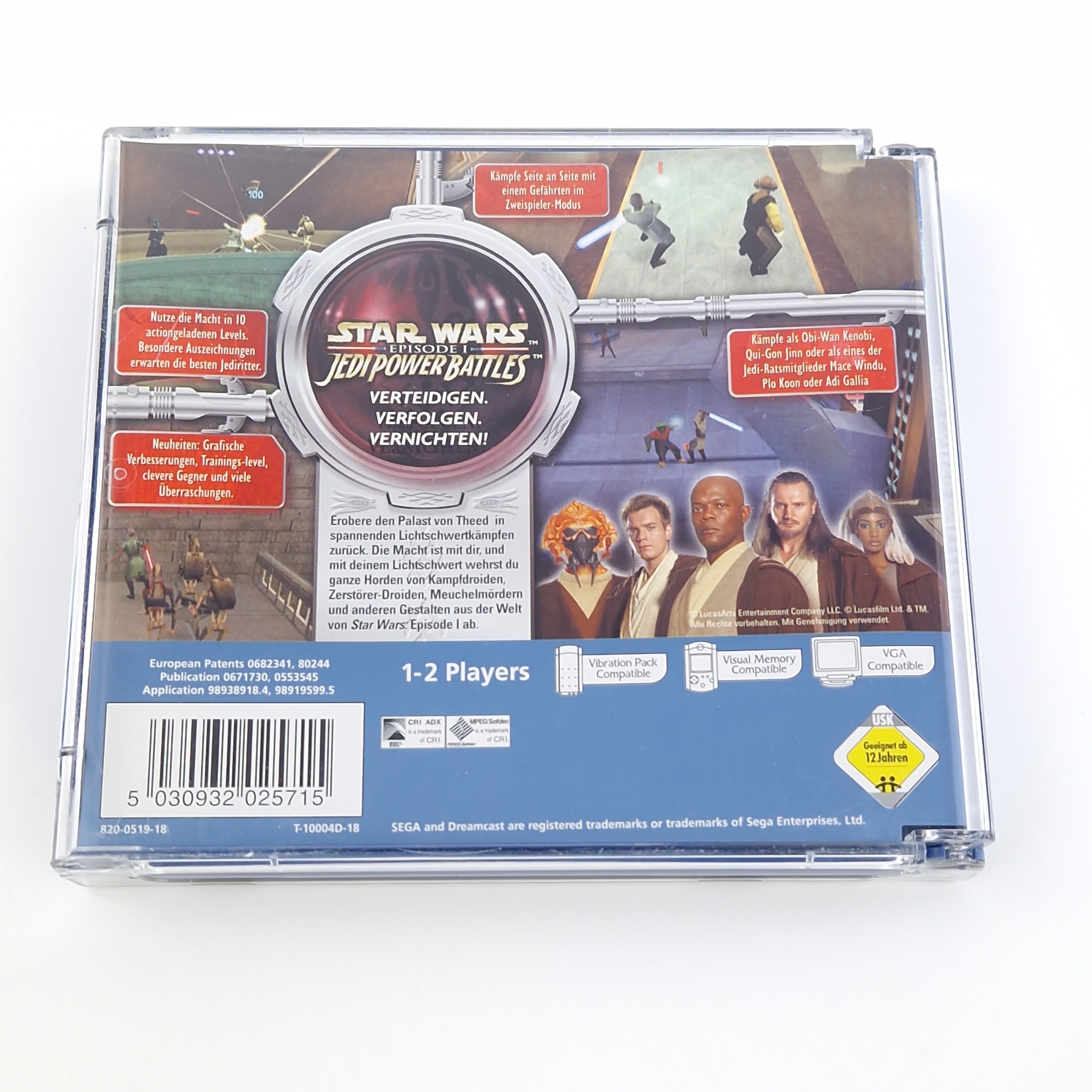 Sega Dreamcast Spiel – Star Wars Jedi Power Battles PAL OVP