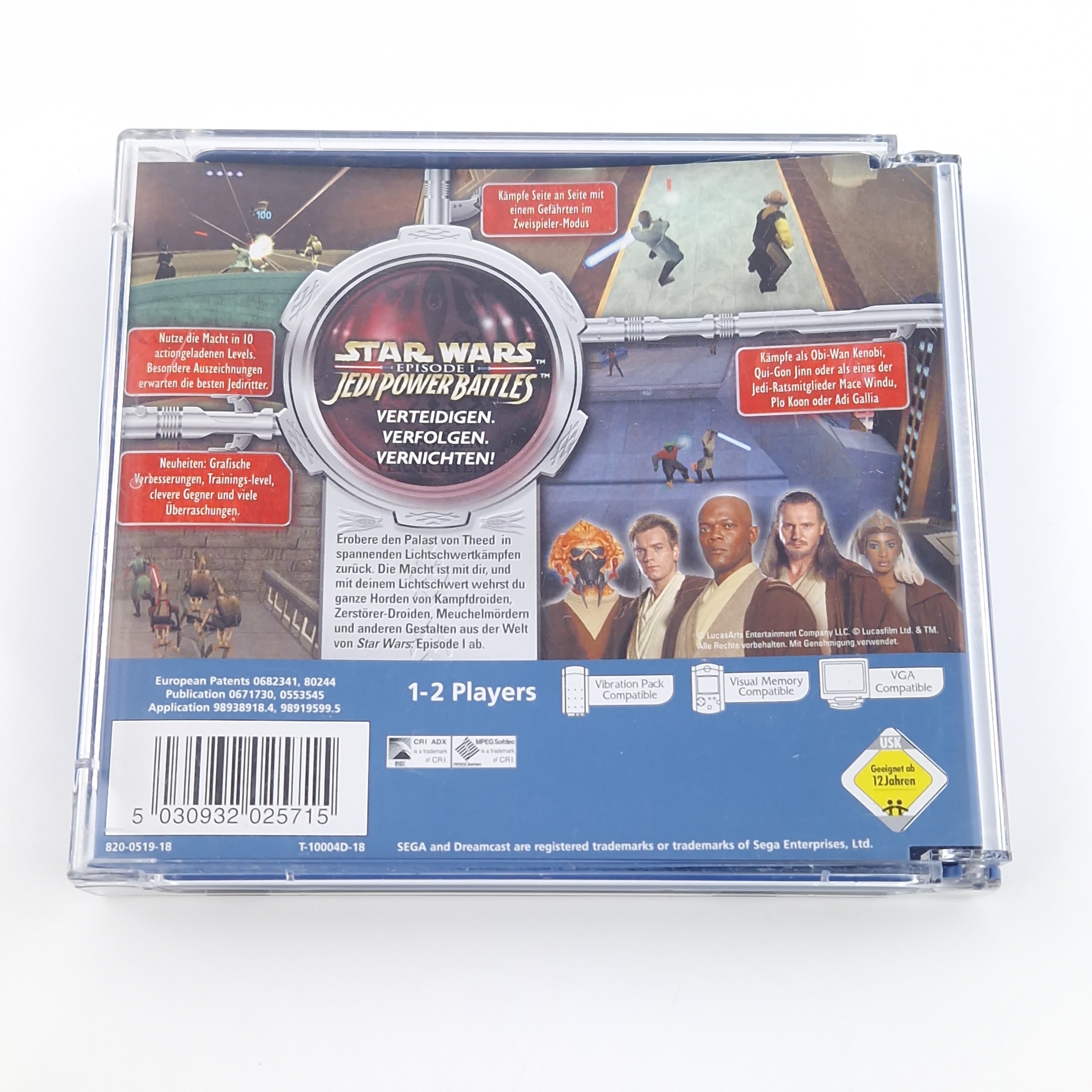 Sega Dreamcast Spiel – Star Wars Jedi Power Battles PAL OVP
