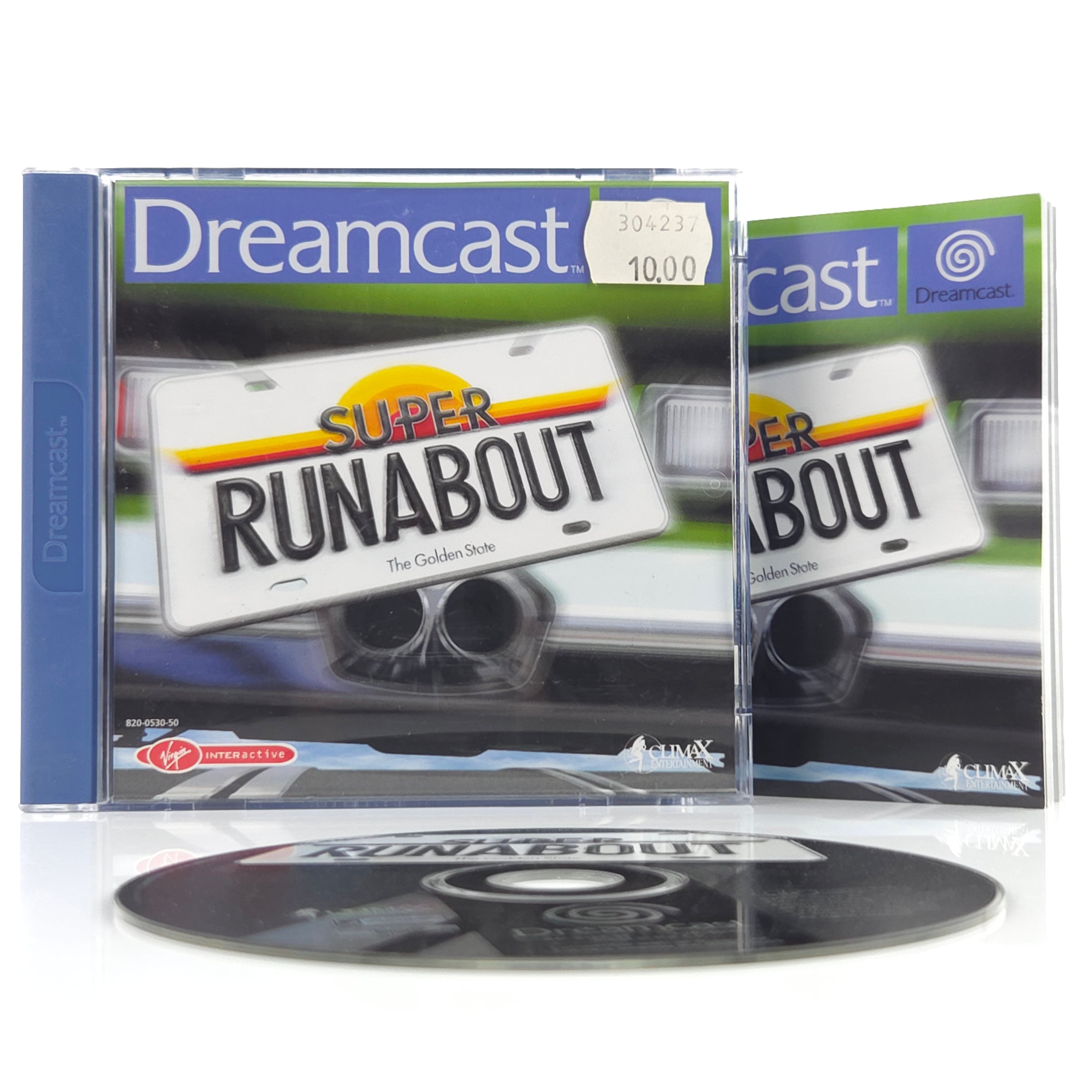 Sega Dreamcast Spiel Super Runabout PAL EUR OVP CD ROM