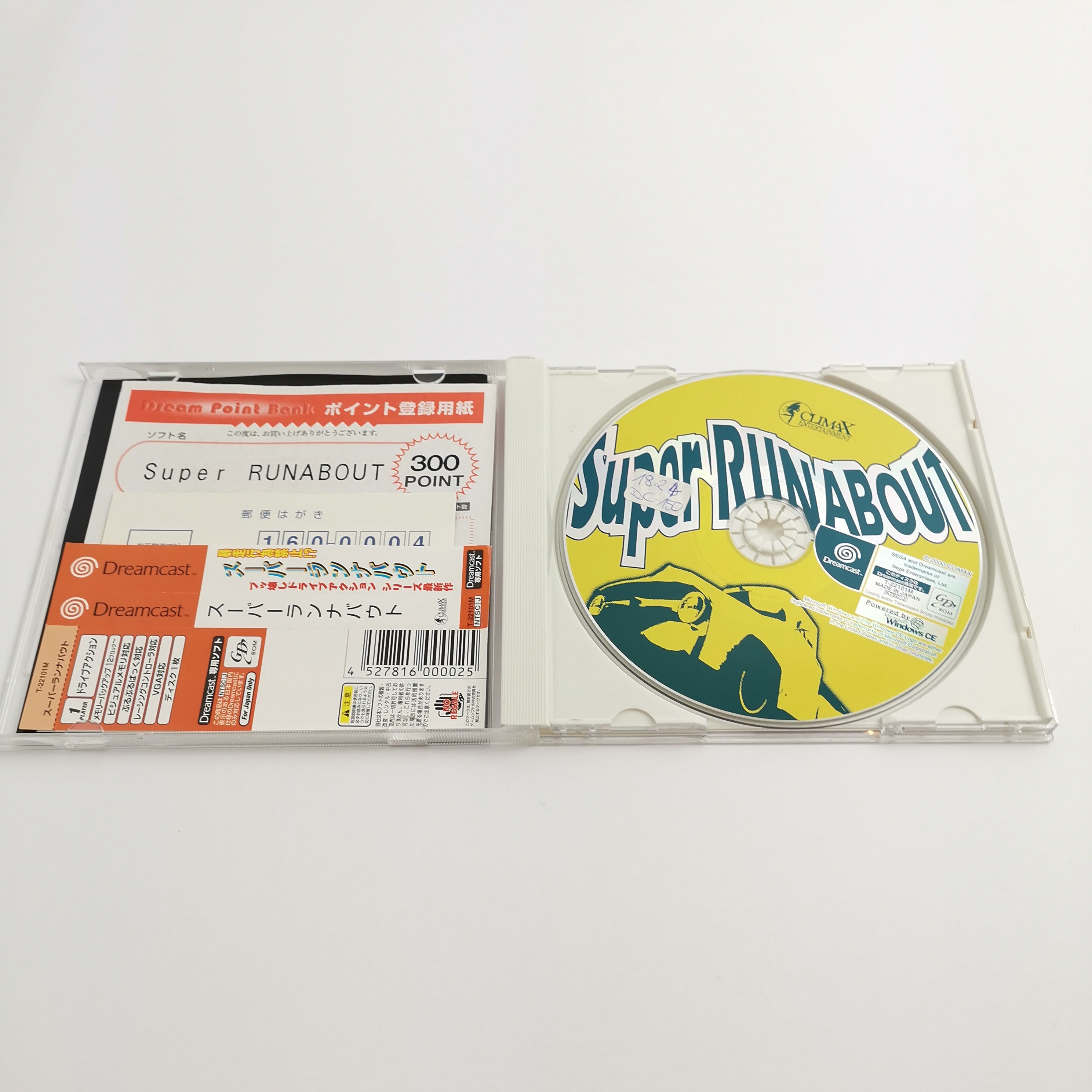 Sega Dreamcast Spiel – Super Runabout OVP NTSC-J JAP